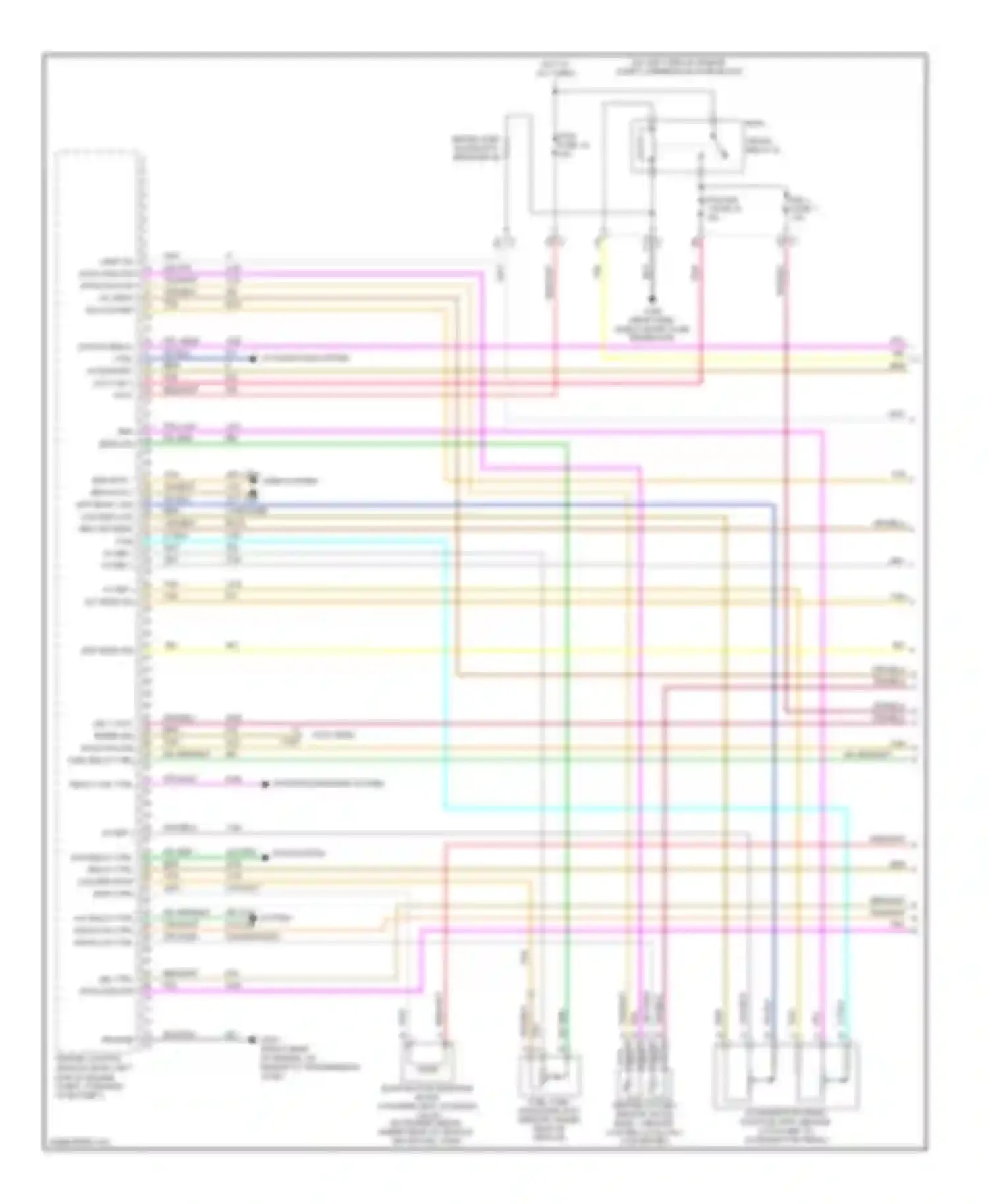Malibu Chevrolet VI facelift (2006-2008): Wiring diagram engine performance 3.5l vin n (1 of 4)