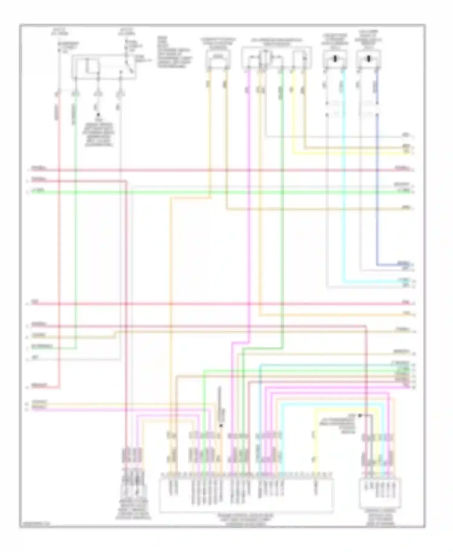 Malibu Chevrolet VI facelift (2006-2008): Wiring diagram engine performance 3.5l vin n (3 of 4)