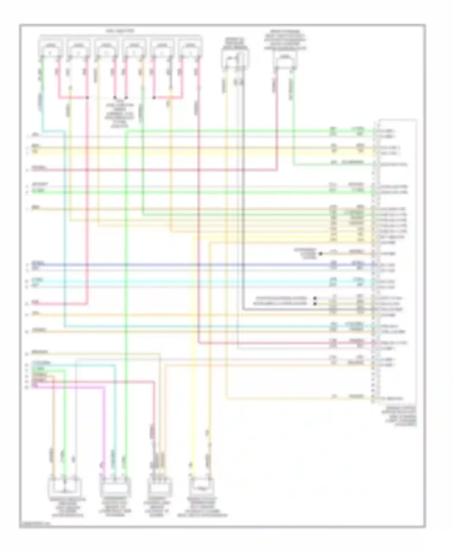 Malibu Chevrolet VI facelift (2006-2008): Wiring diagram engine performance 3.5l vin n (4 of 4)
