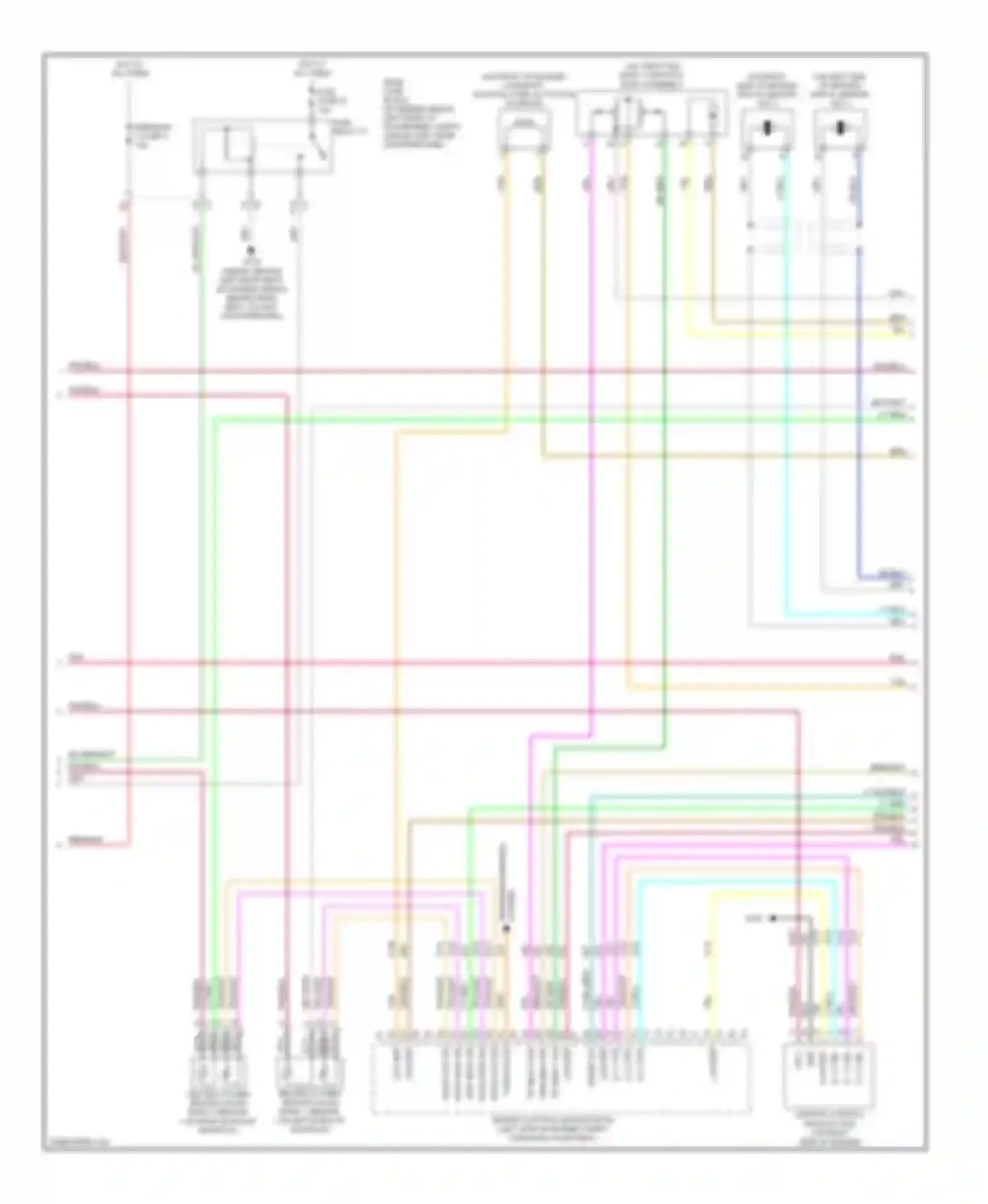 Malibu Chevrolet VI facelift (2006-2008): Wiring diagram engine performance 3.9l vin 1 (3 of 4)