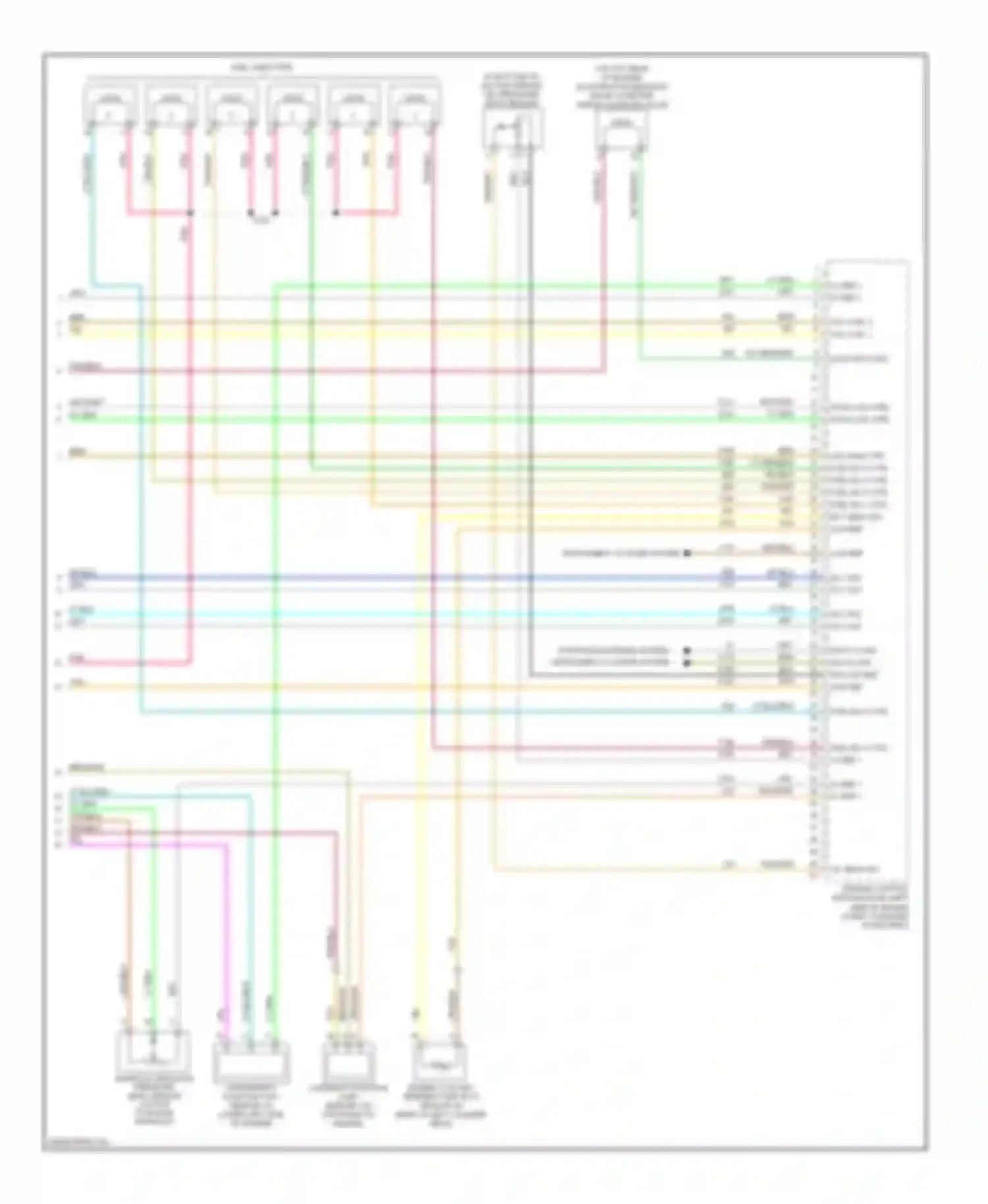 Malibu Chevrolet VI facelift (2006-2008): Wiring diagram engine performance 3.9l vin 1 (4 of 4)