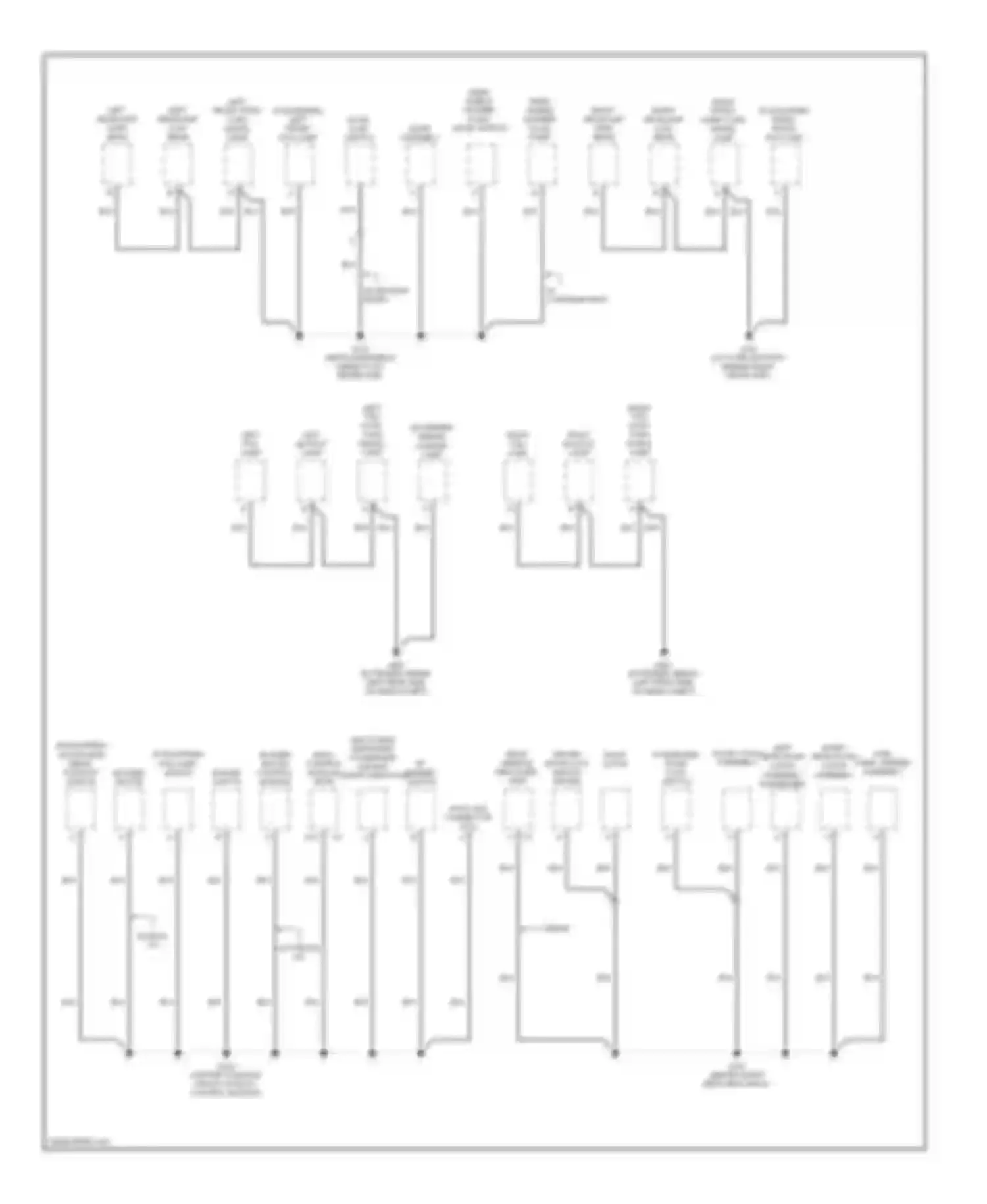 Malibu Chevrolet VI facelift (2006-2008): Ground distribution circuit (2 of 4)