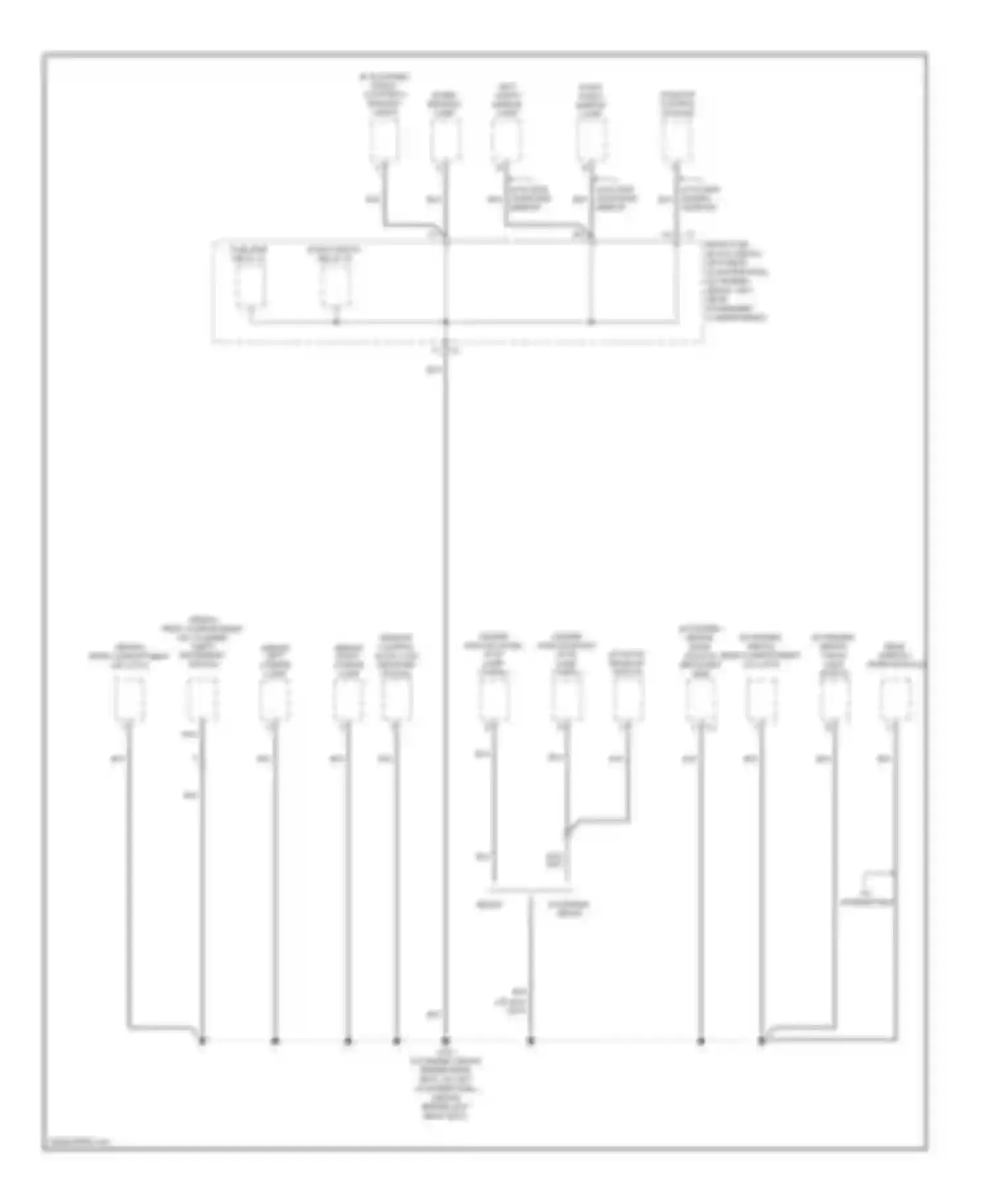 Malibu Chevrolet VI facelift (2006-2008): Ground distribution circuit (3 of 4)