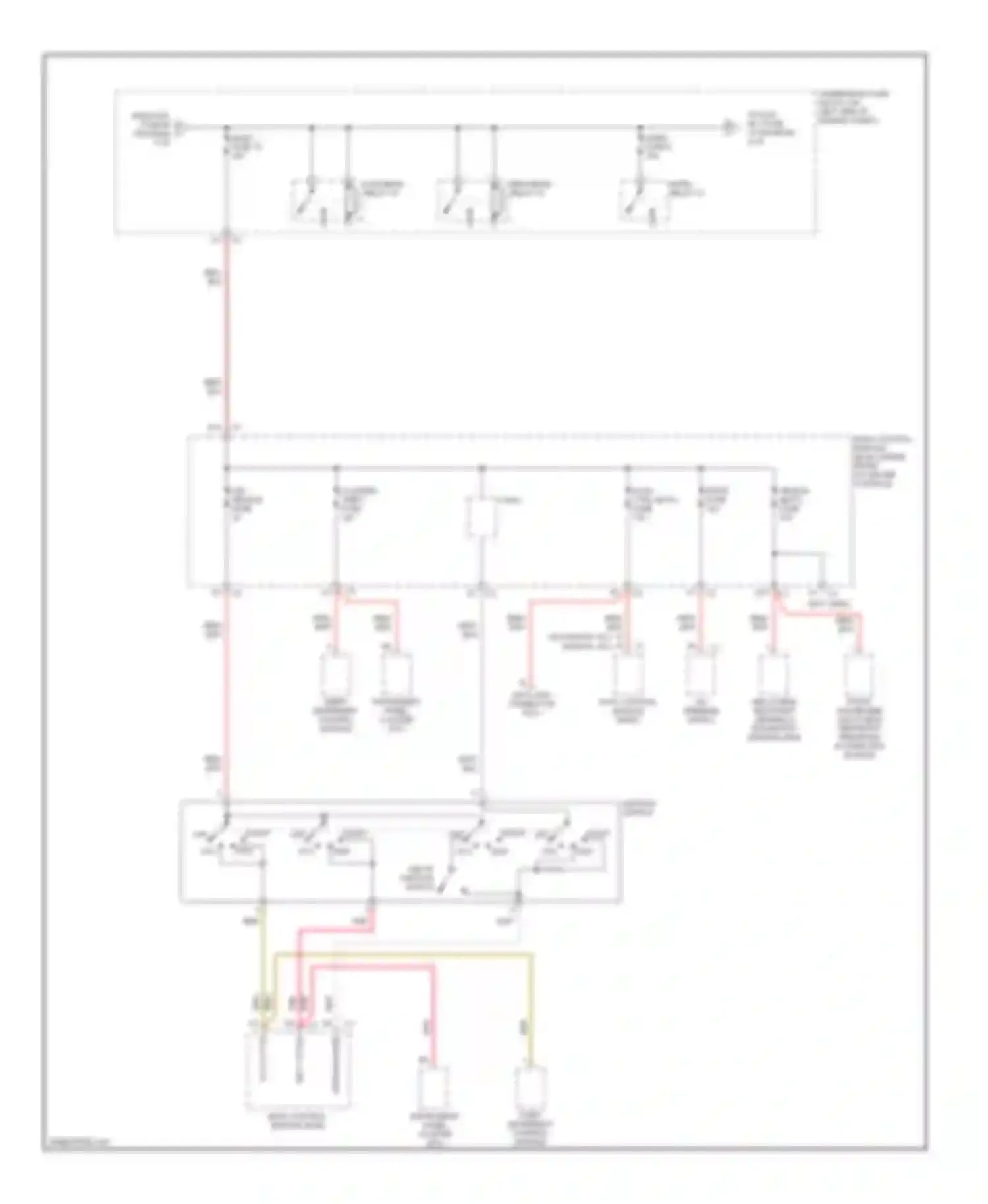 Malibu Chevrolet VI facelift (2006-2008): Power distribution circuit (3 of 5)