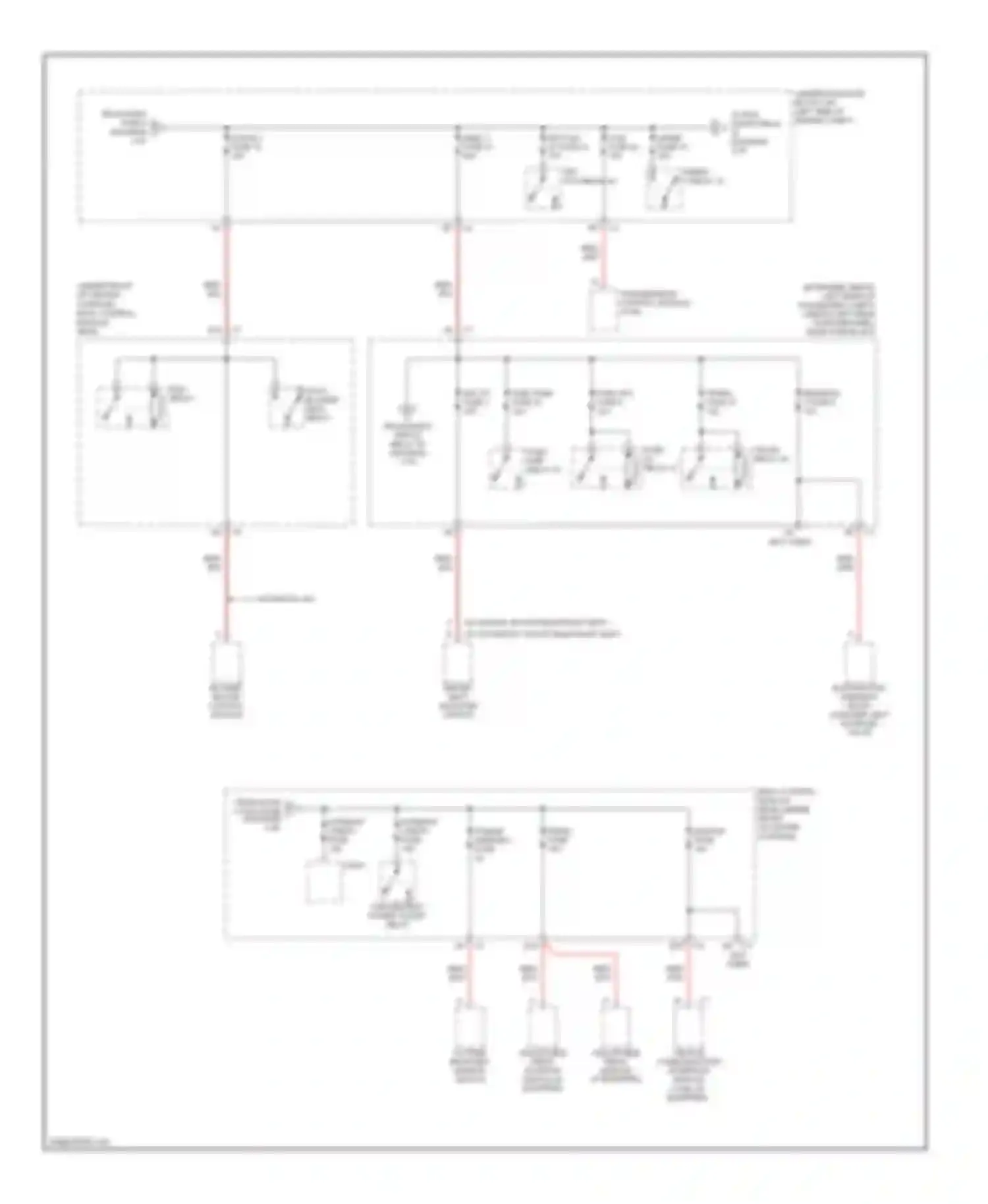 Malibu Chevrolet VI facelift (2006-2008): Power distribution circuit (4 of 5)
