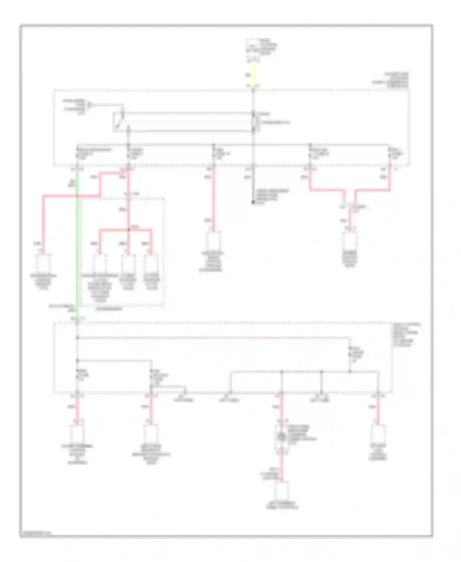 Malibu Chevrolet VI facelift (2006-2008): Power distribution circuit (5 of 5)