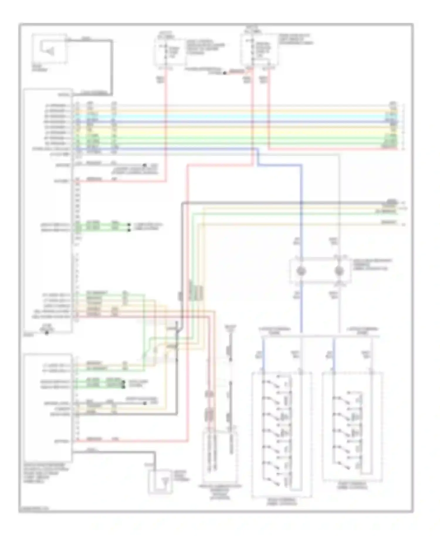 Malibu Chevrolet VI facelift (2006-2008): 6-speaker system circuit, with dvd (1 of 2)