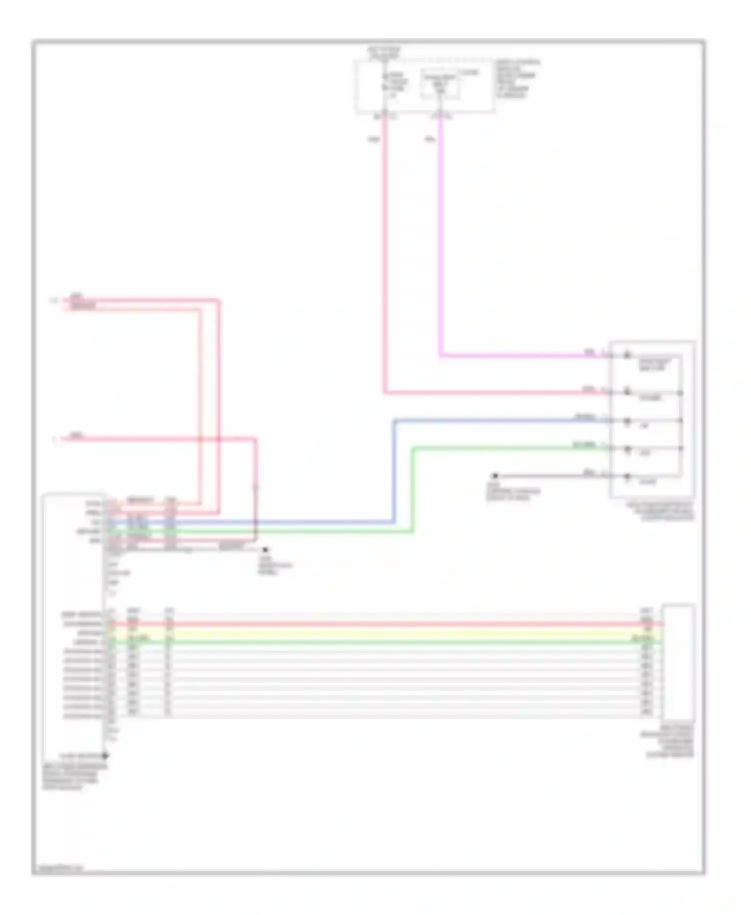 Malibu Chevrolet VI facelift (2006-2008): Supplemental restraints circuit (3 of 3)