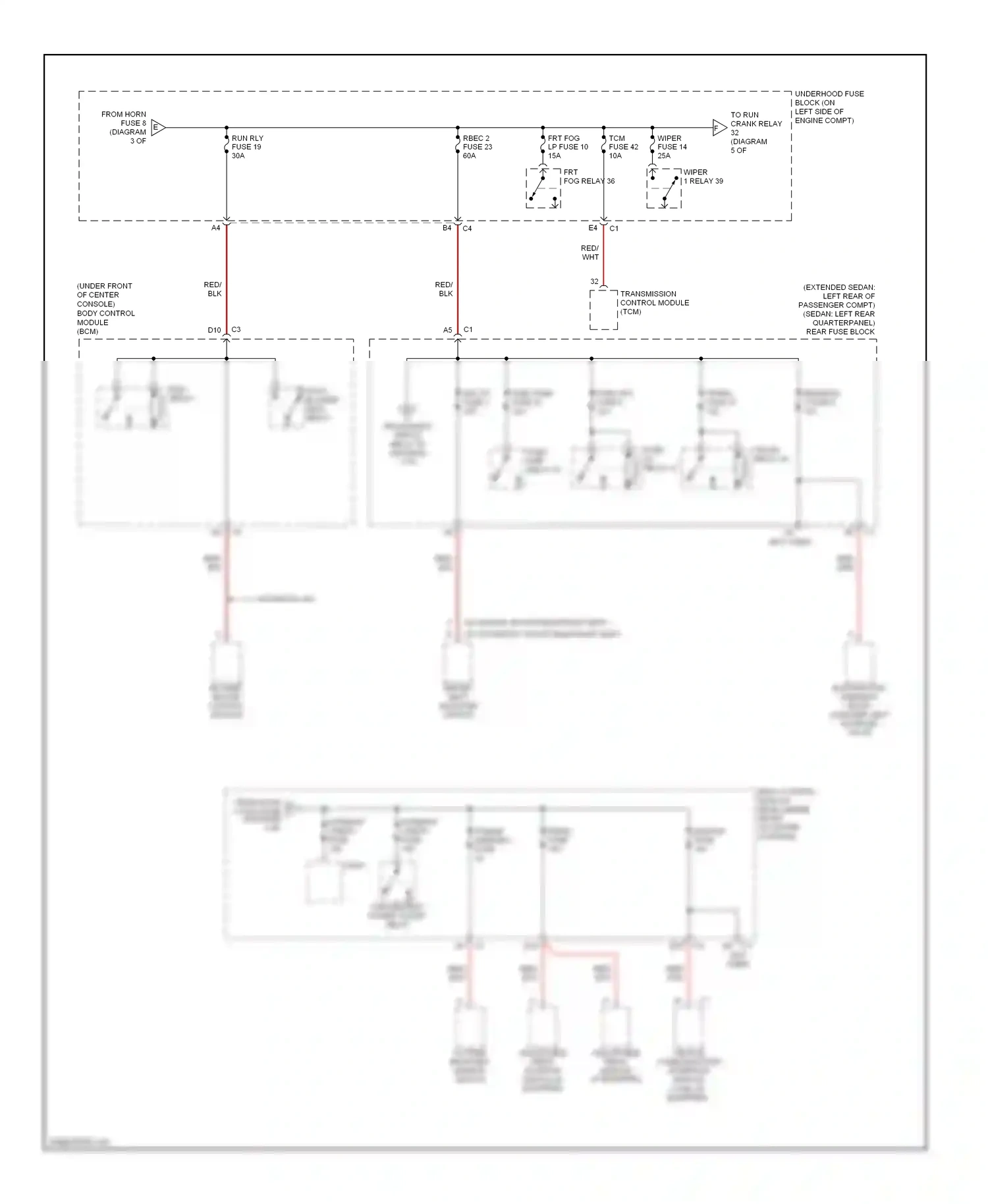 Wiring diagram automatic a/c for Chevrolet Malibu VI facelift (2006-2008) (2 of 2)