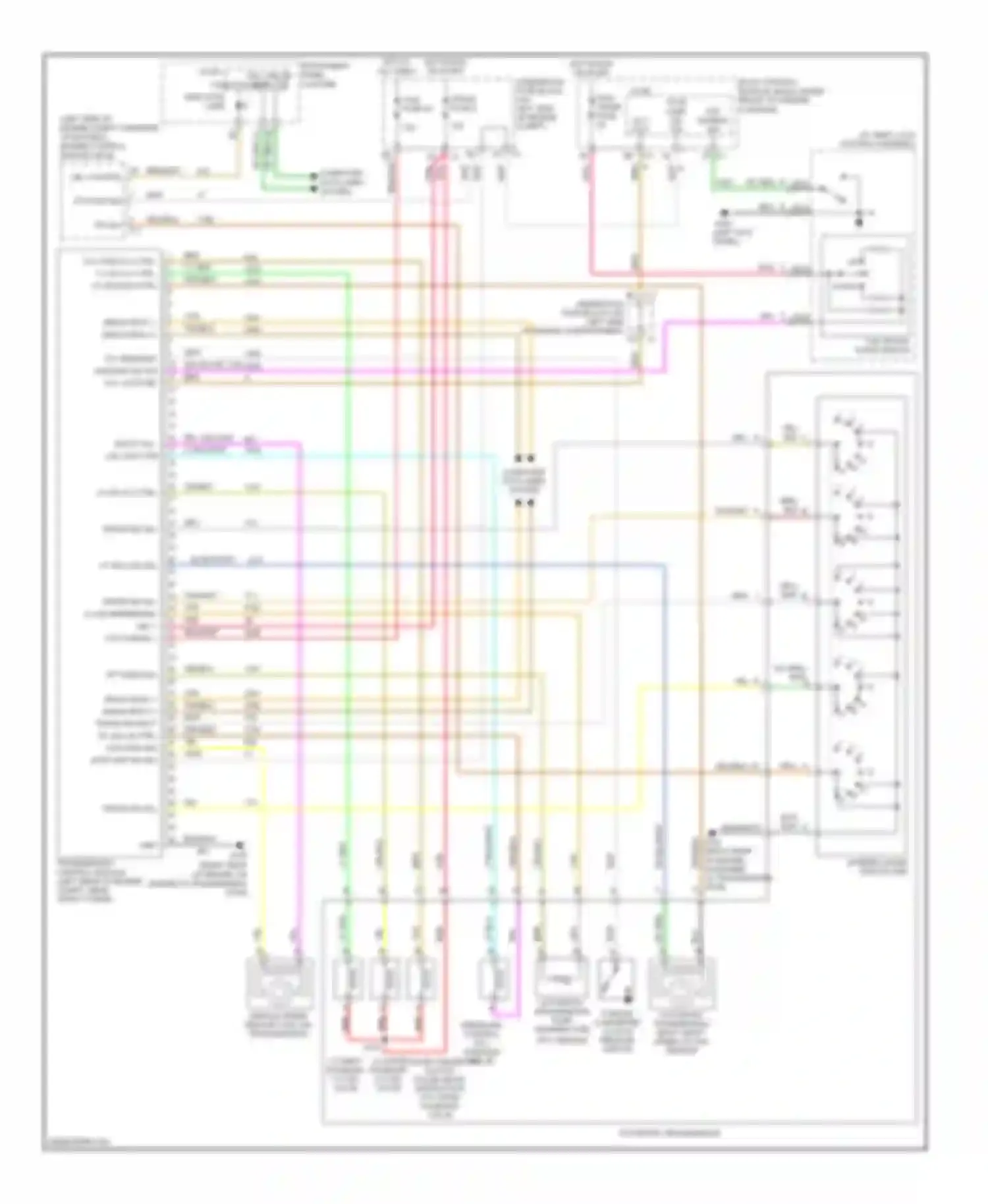 Wiring diagram computer data lines system for Chevrolet Malibu VI facelift (2006-2008) (33 of 40)
