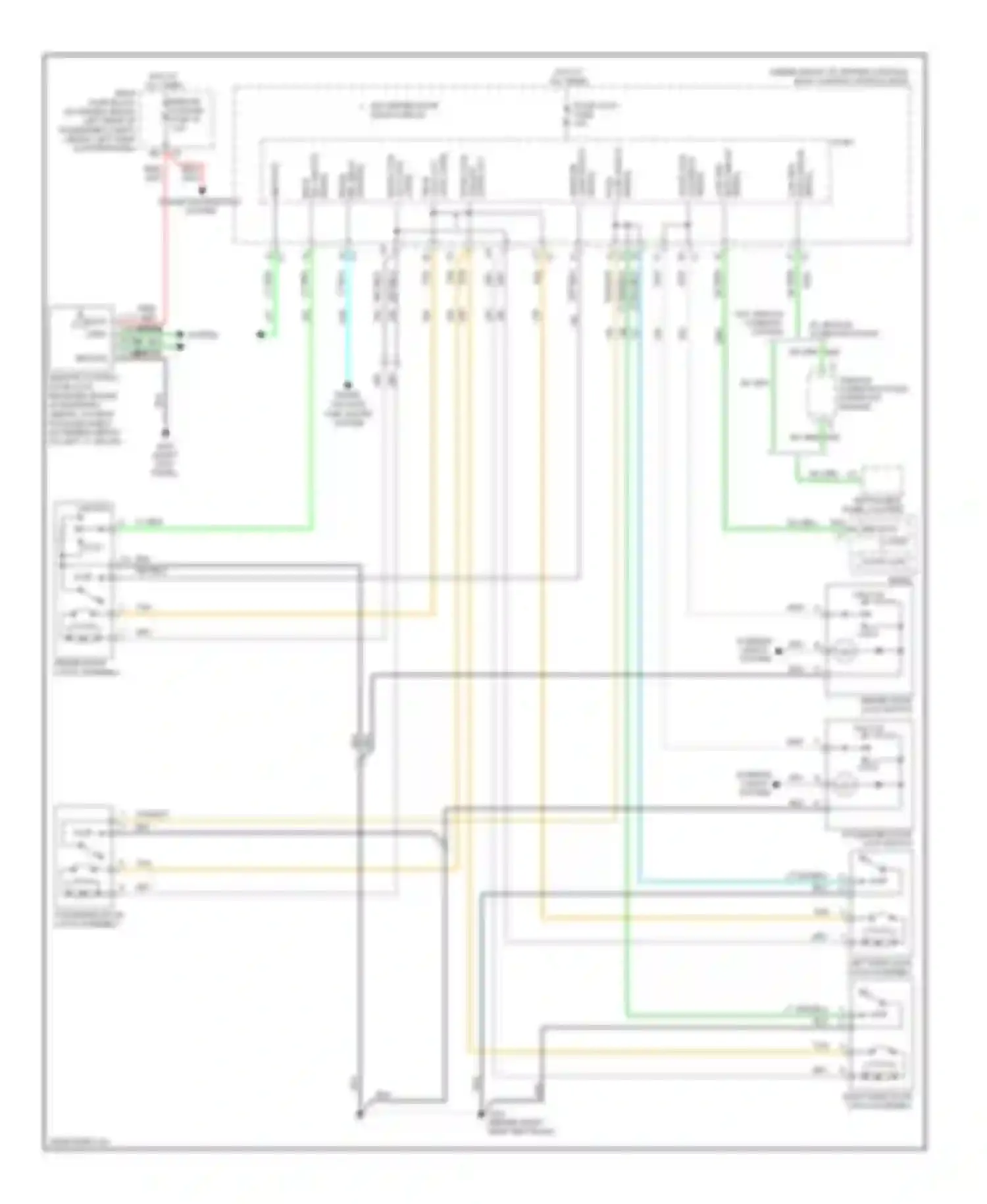 Wiring diagram drvr dr ajar switch signal for Chevrolet Malibu VI facelift (2006-2008) (1 of 1)