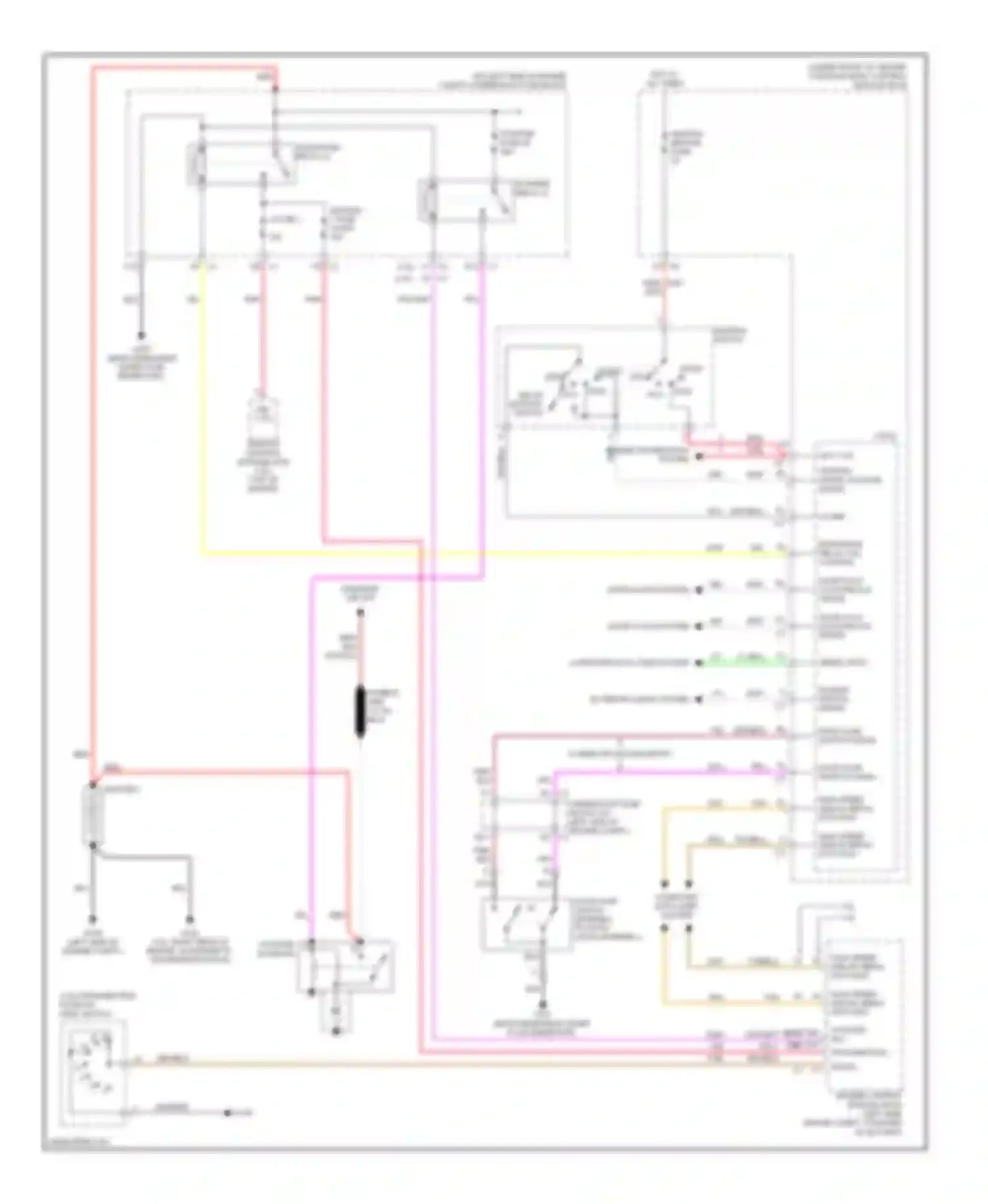 Wiring diagram ecm ign 1 fuse 16 ign 1 fuse 3 for Chevrolet Malibu VI facelift (2006-2008) (1 of 2)