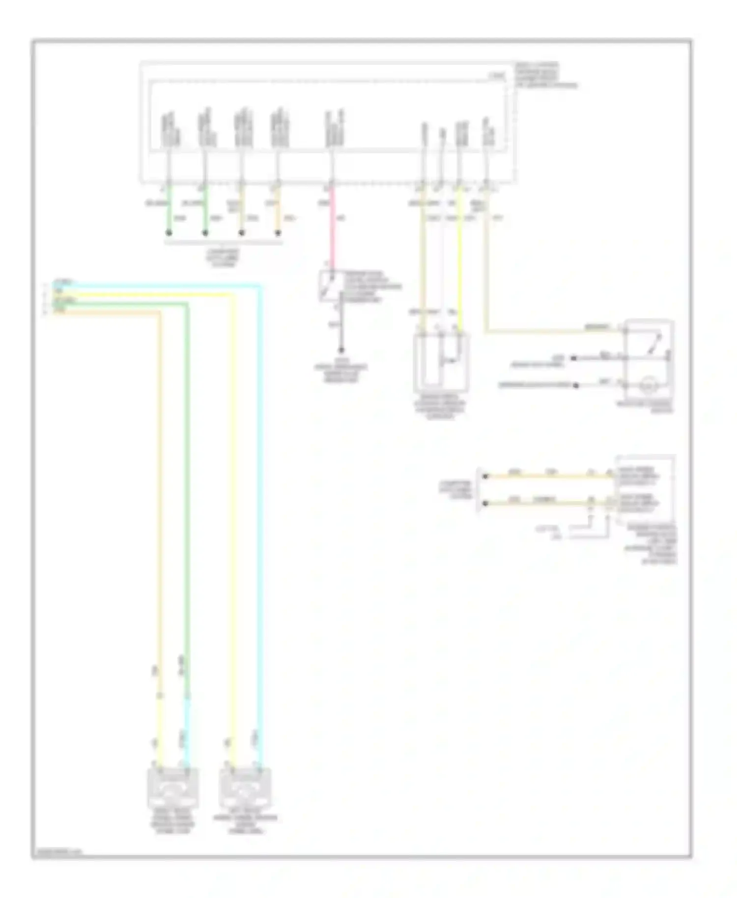 Wiring diagram gmlan serial data for Chevrolet Malibu VI facelift (2006-2008) (1 of 1)