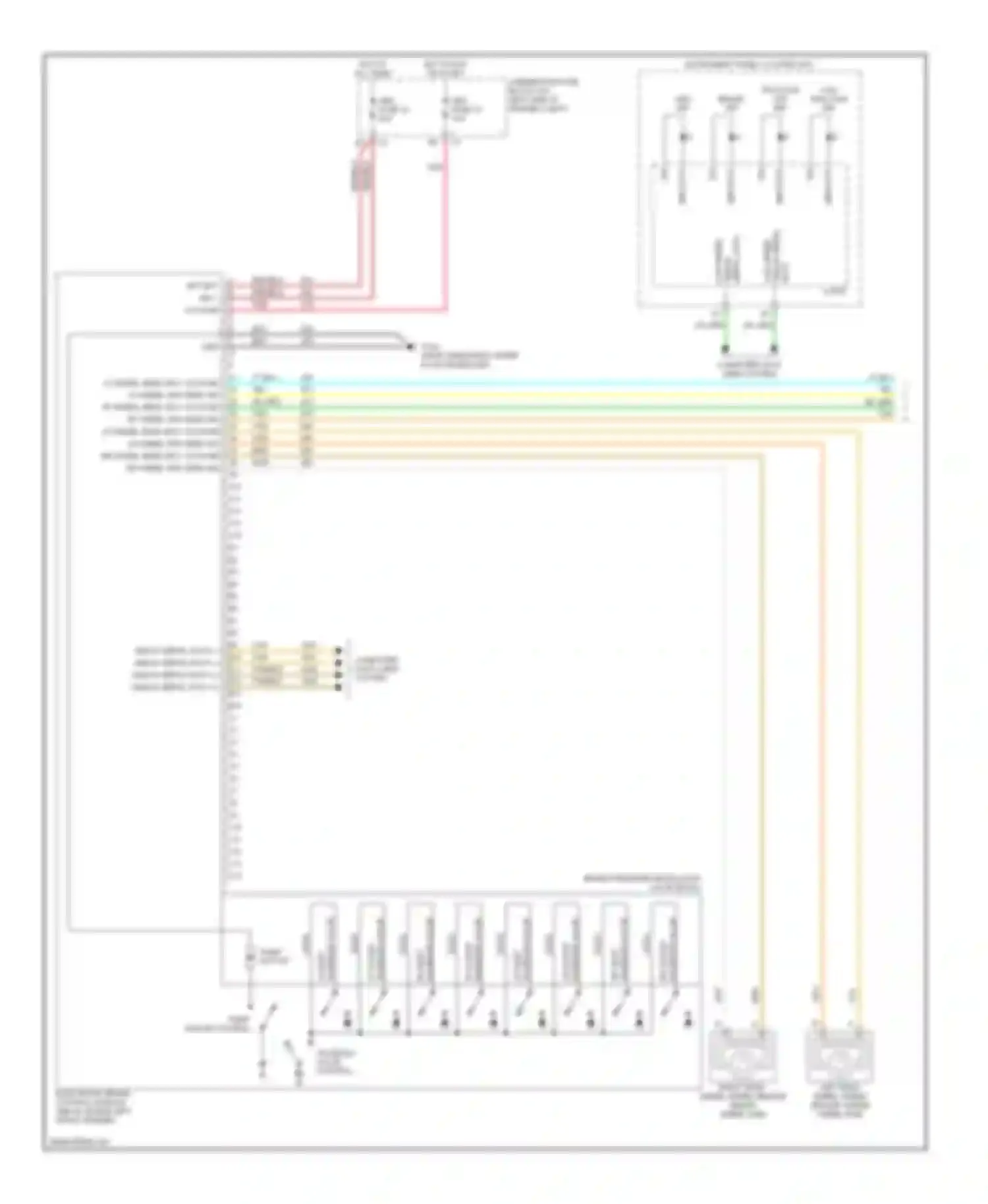 Wiring diagram hot in run or start for Chevrolet Malibu VI facelift (2006-2008) (1 of 10)