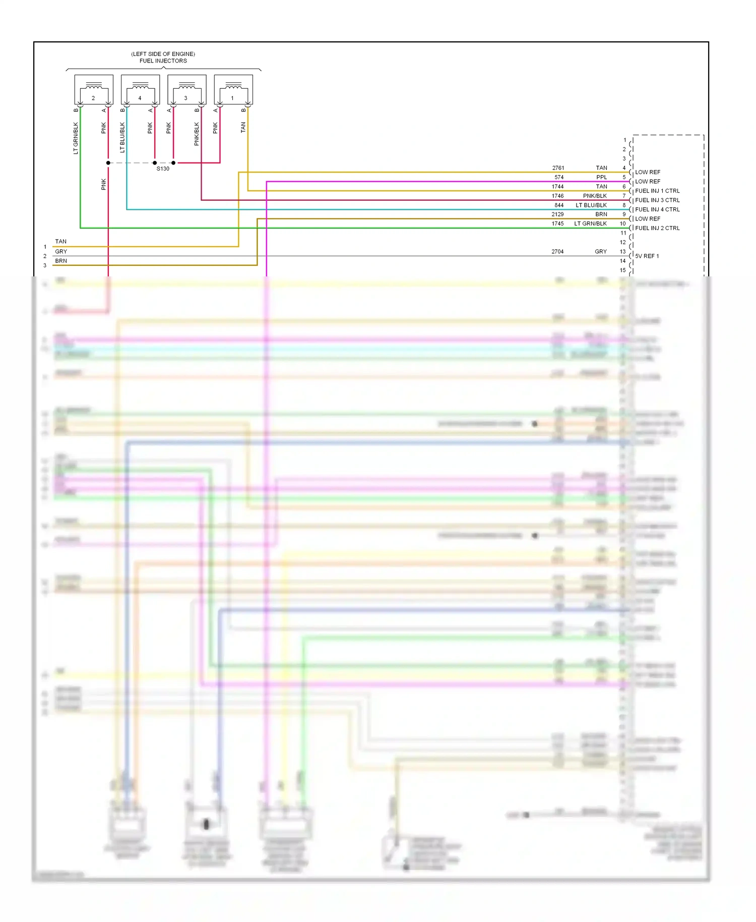 Wiring diagram ic 2 ctrl for Chevrolet Malibu VI facelift (2006-2008) (2 of 4)