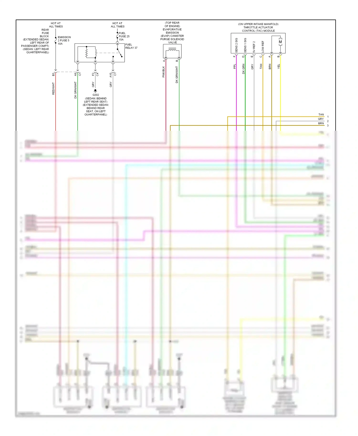 Wiring diagram ic 3 ctrl for Chevrolet Malibu VI facelift (2006-2008) (1 of 3)
