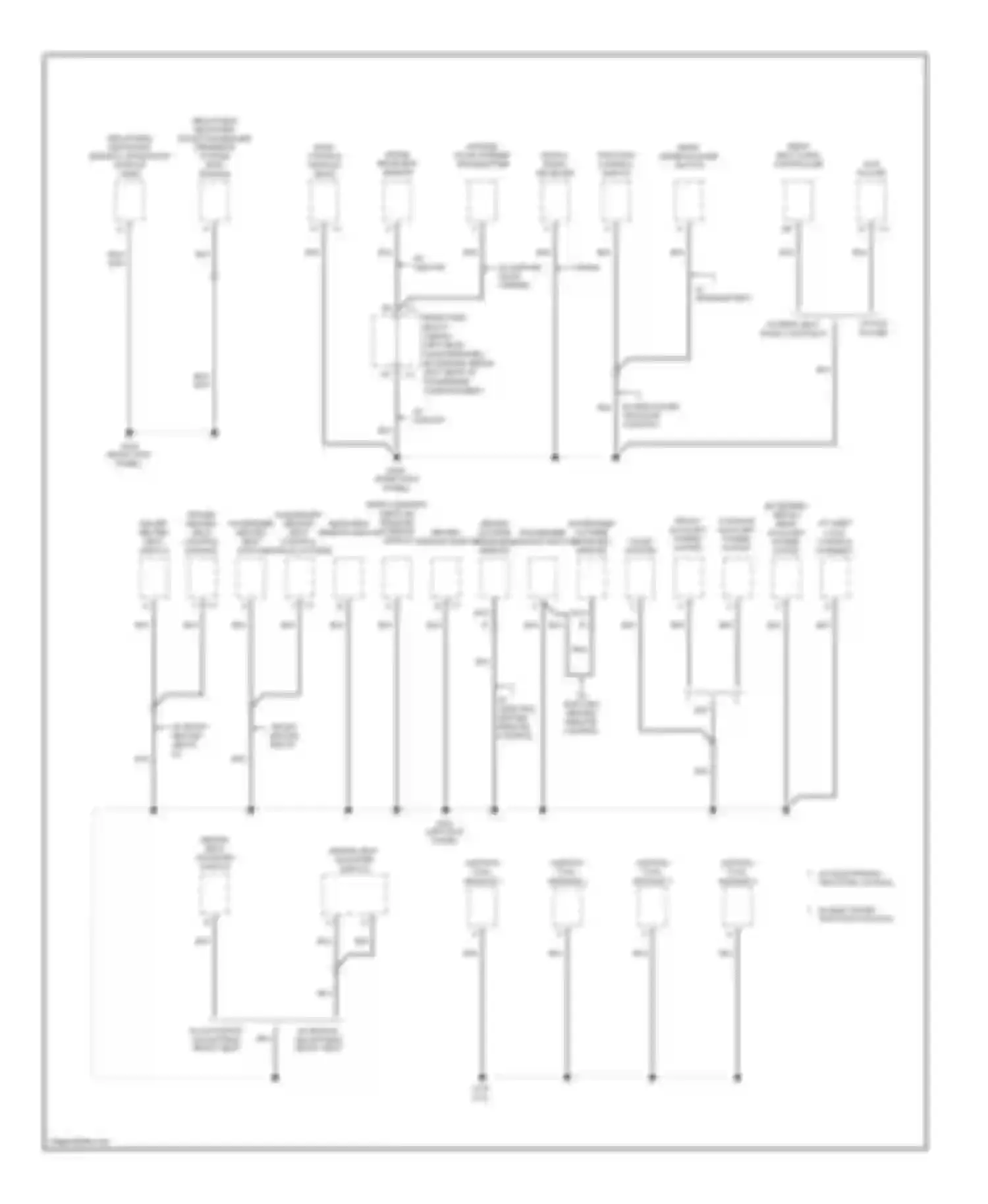 Wiring diagram ignition coil/ module 4 for Chevrolet Malibu VI facelift (2006-2008) (1 of 2)
