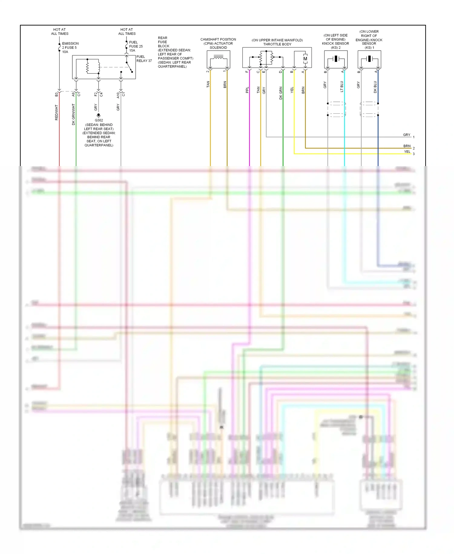 Wiring diagram low ref for Chevrolet Malibu VI facelift (2006-2008) (7 of 10)