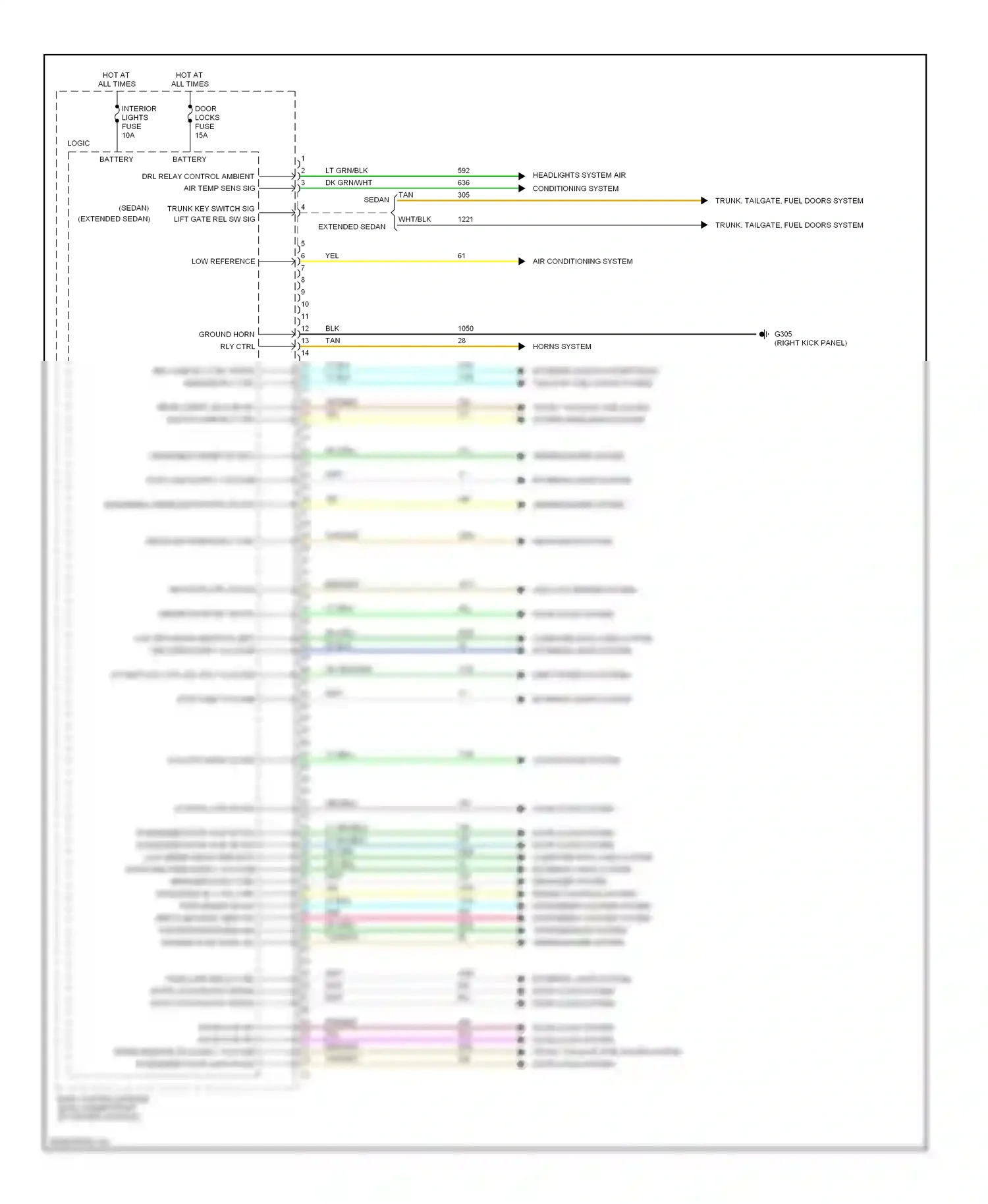 Wiring diagram low reference for Chevrolet Malibu VI facelift (2006-2008) (1 of 1)