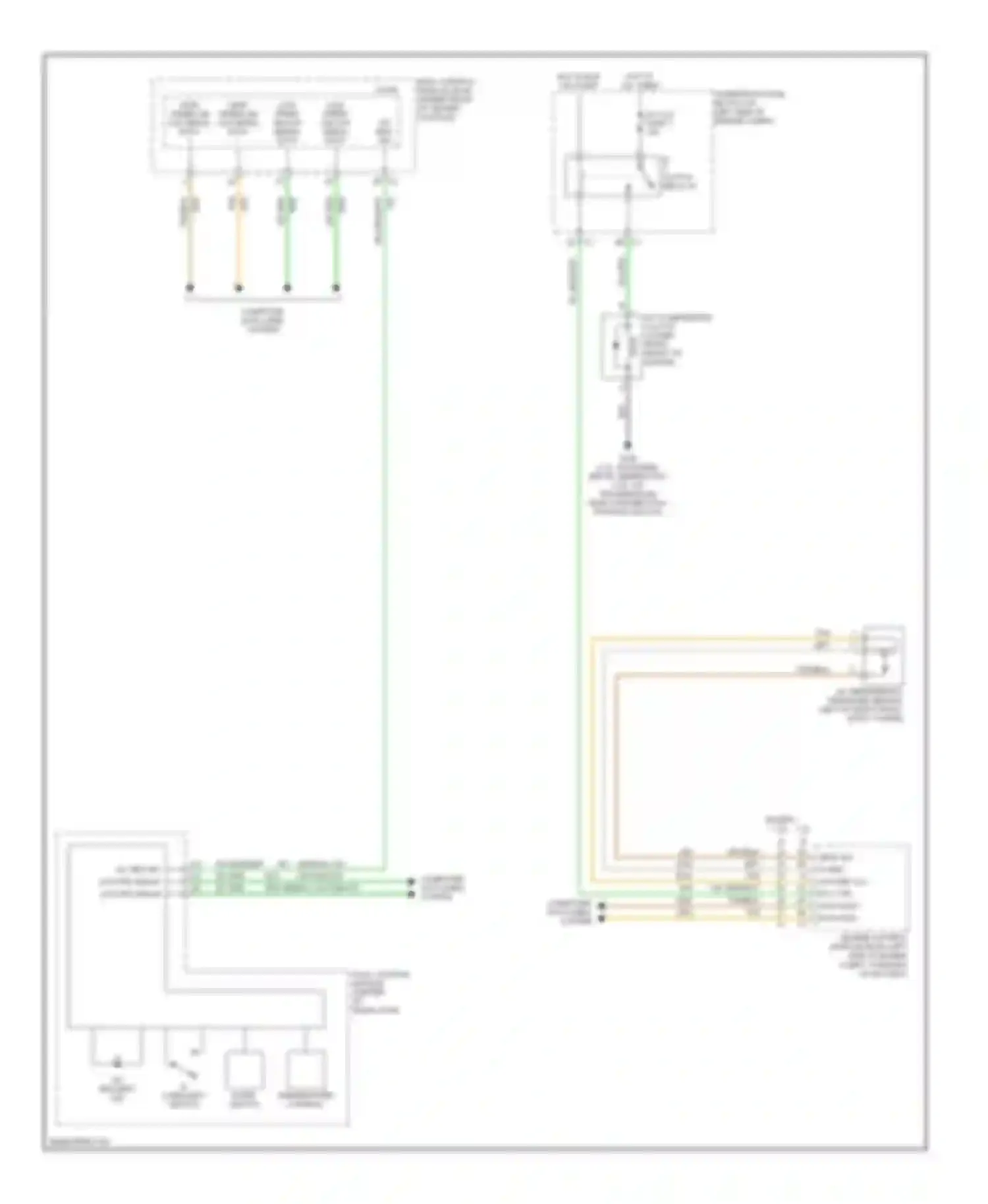 Wiring diagram low speed gm lan serial data for Chevrolet Malibu VI facelift (2006-2008) (2 of 2)