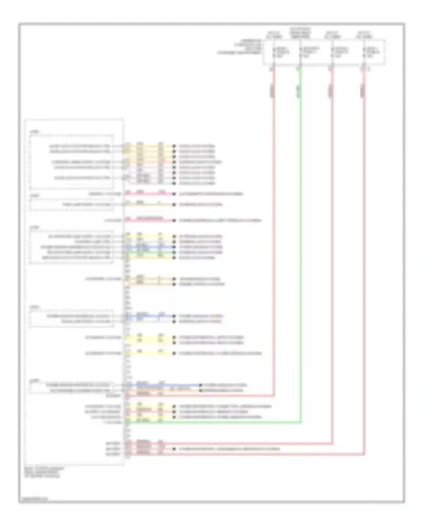 Wiring diagram power distribution, shift interlock systems for Chevrolet Malibu VI facelift (2006-2008) (1 of 1)