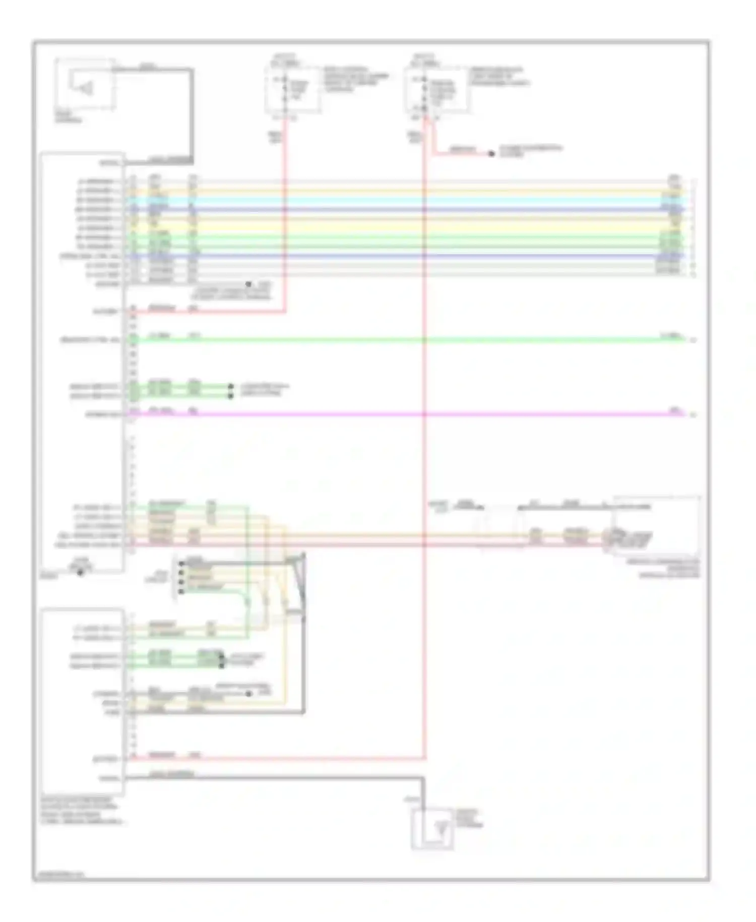 Wiring diagram rem radio ctrl sig for Chevrolet Malibu VI facelift (2006-2008) (1 of 1)