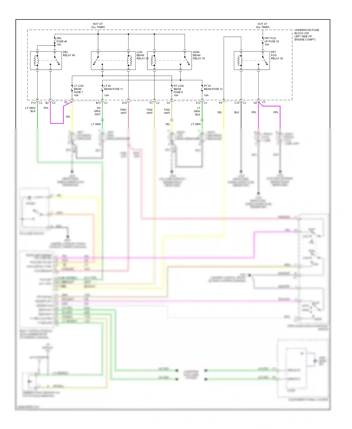 Wiring diagram ser data for Chevrolet Malibu VI facelift (2006-2008) (2 of 3)