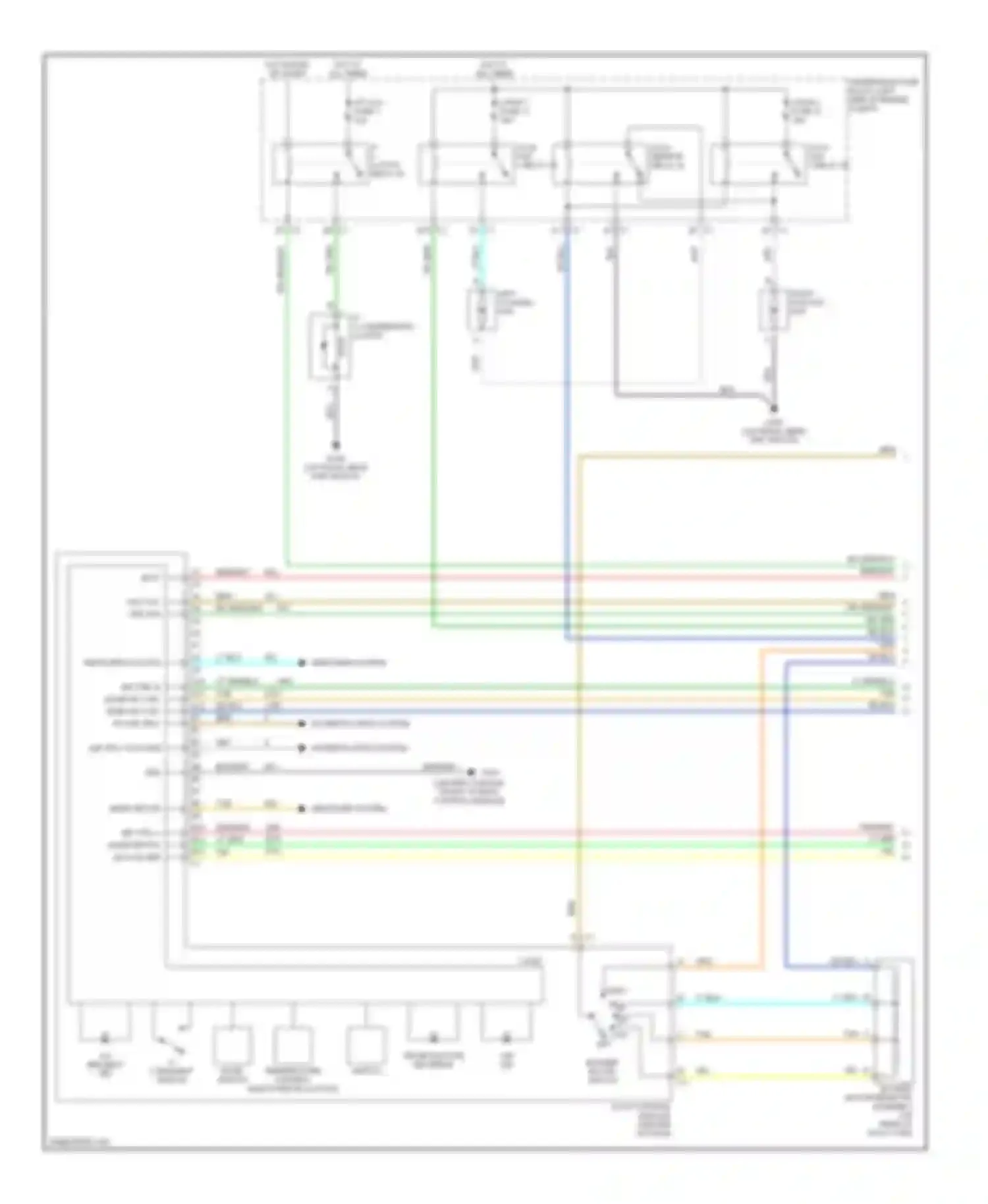 Malibu Chevrolet VI (2003-2006): Manual a/c circuit (1 of 2)