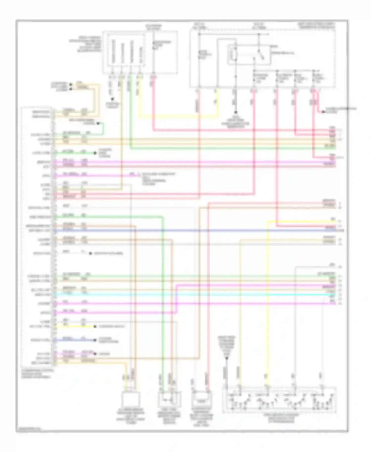 Malibu Chevrolet VI (2003-2006): Wiring diagram engine performance 2.2l vin f (1 of 4)