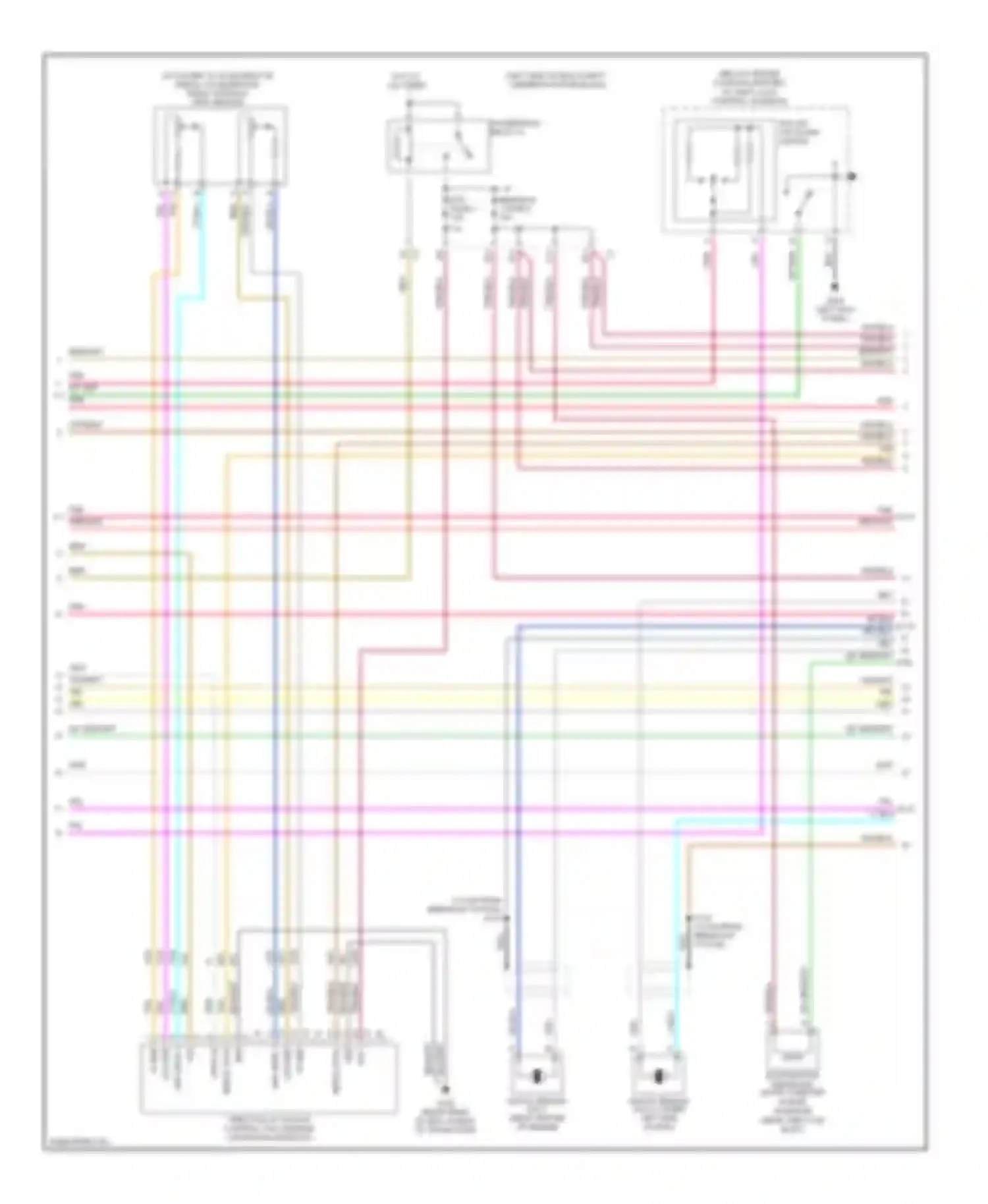 Malibu Chevrolet VI (2003-2006): Wiring diagram engine performance 3.5l vin 8 (2 of 5)