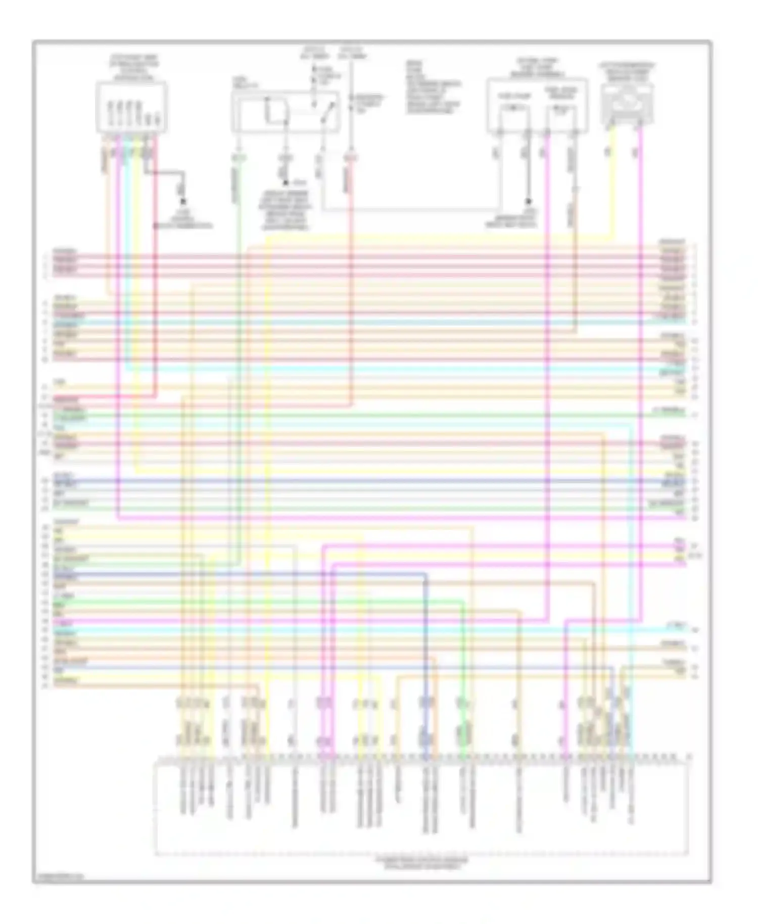 Malibu Chevrolet VI (2003-2006): Wiring diagram engine performance 3.5l vin 8 (4 of 5)