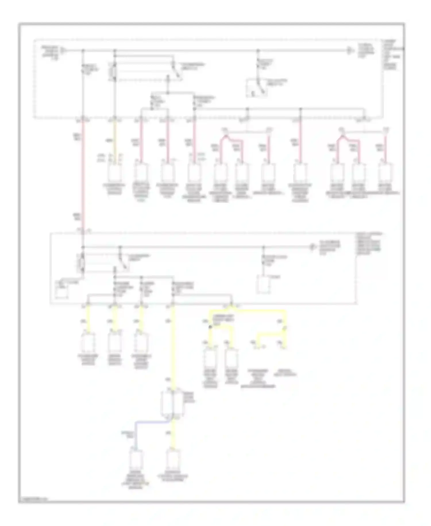 Malibu Chevrolet VI (2003-2006): Power distribution circuit (2 of 5)