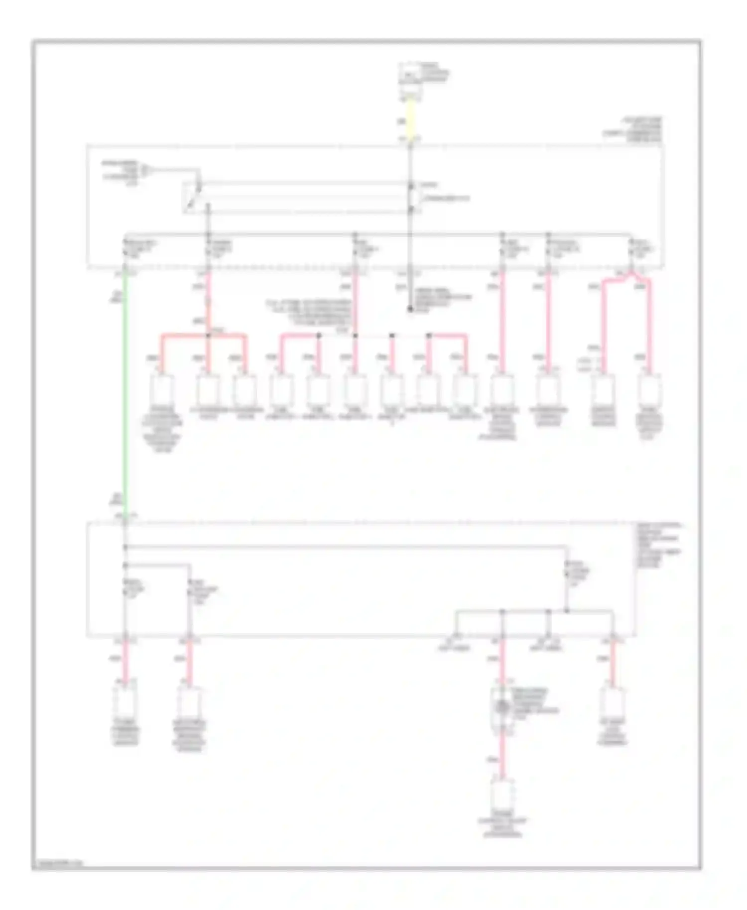 Malibu Chevrolet VI (2003-2006): Power distribution circuit (5 of 5)