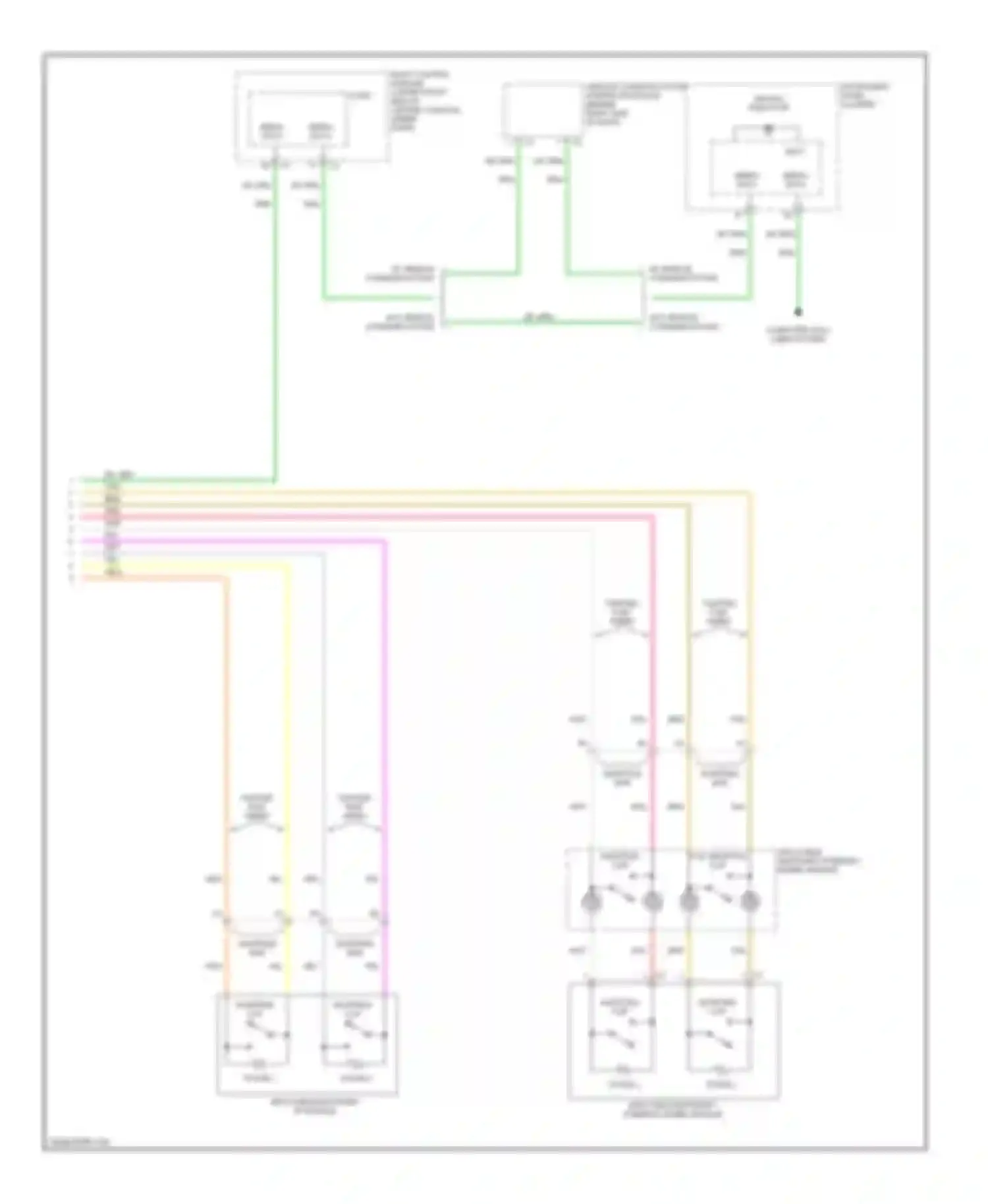 Malibu Chevrolet VI (2003-2006): Supplemental restraints circuit (2 of 2)