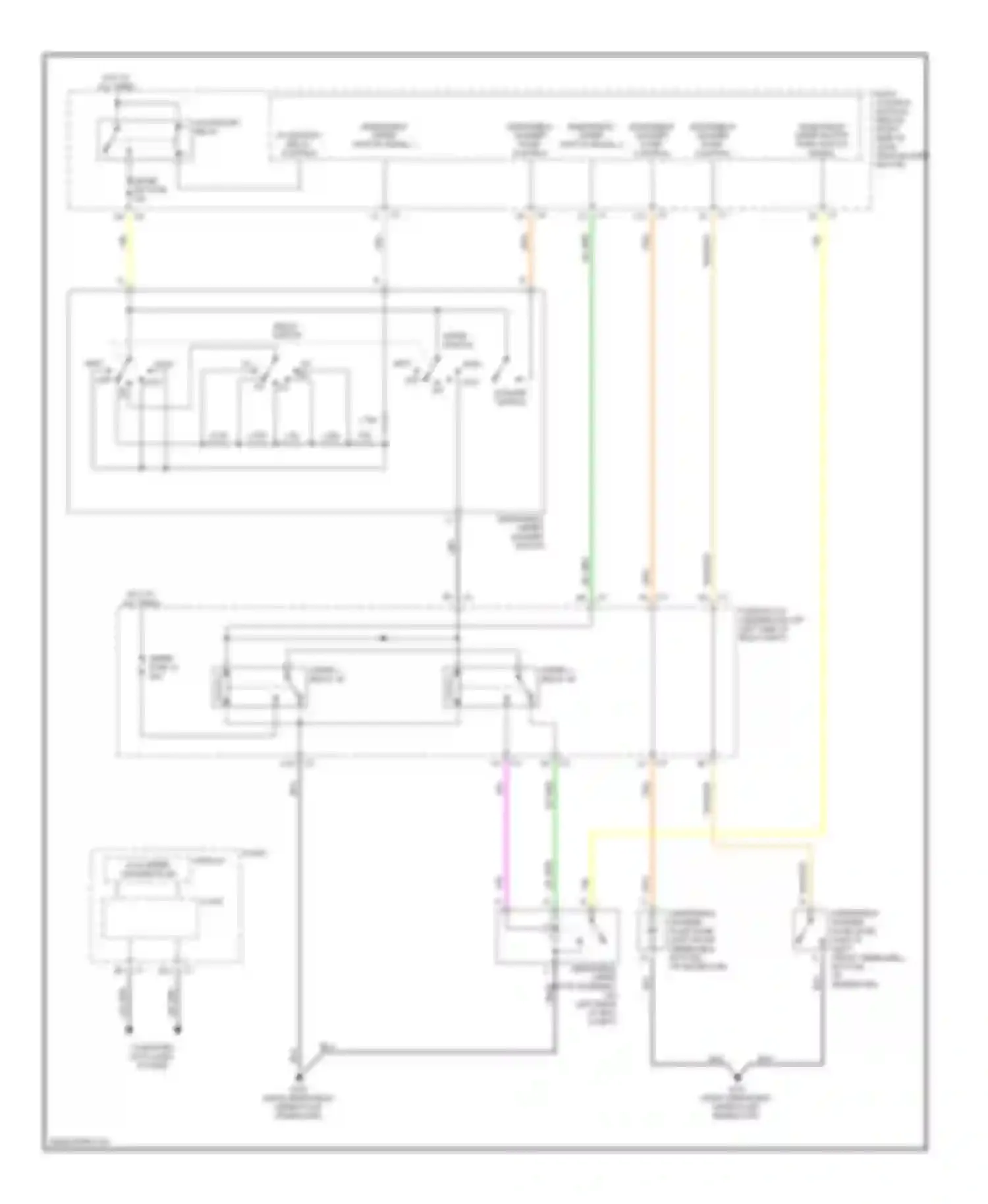 Malibu Chevrolet VI (2003-2006): Wiper/washer circuit