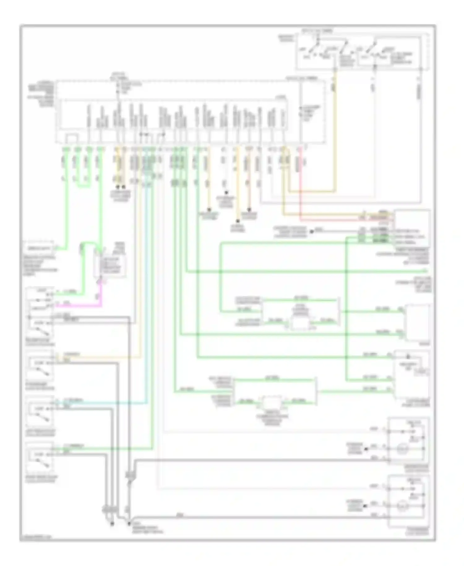 Wiring diagram 1 2 3 4 5 6 acc volt sig battery for Chevrolet Malibu VI (2003-2006) (1 of 1)