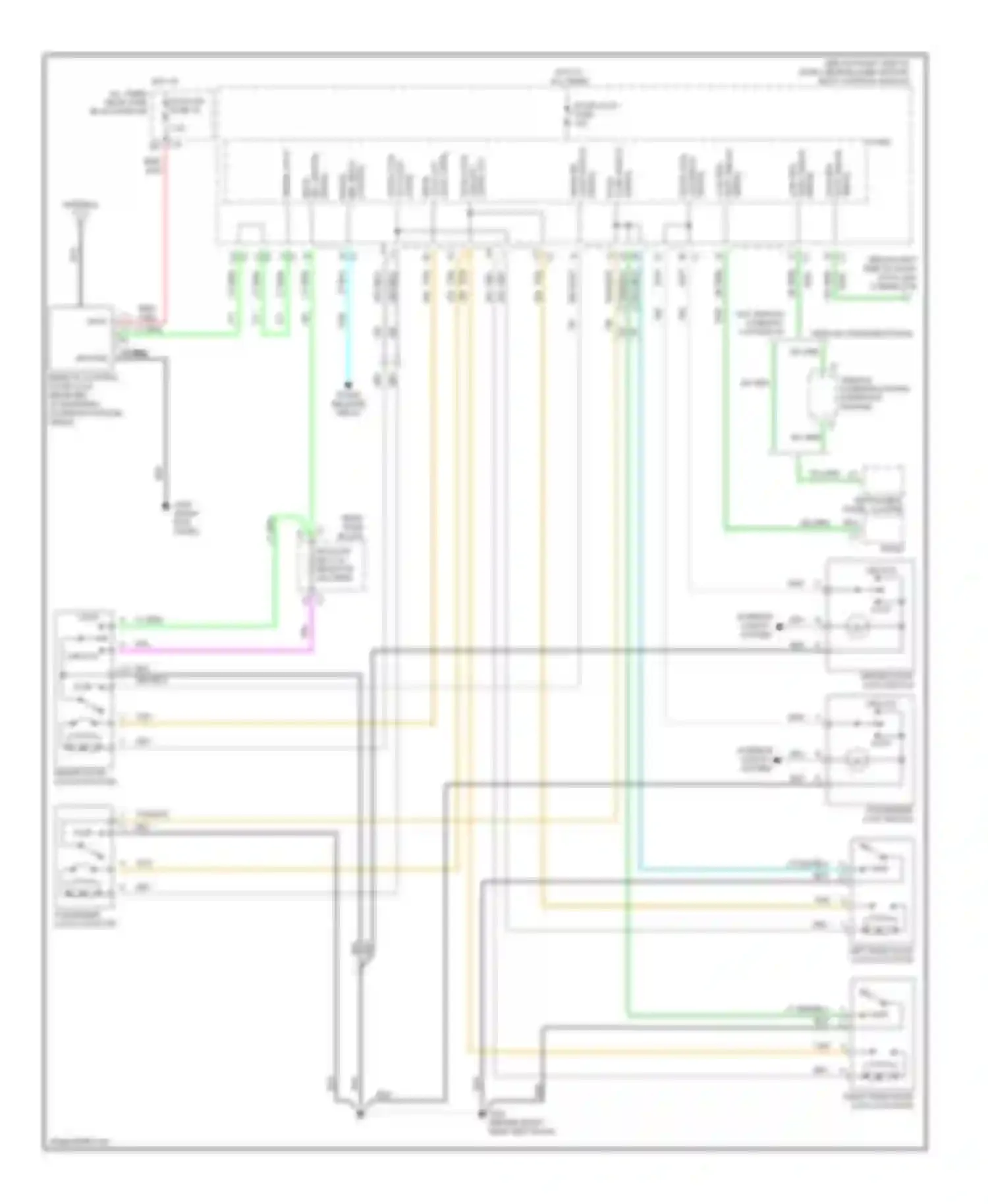 Wiring diagram 1 2 3 4 b+ serial data for Chevrolet Malibu VI (2003-2006) (1 of 1)