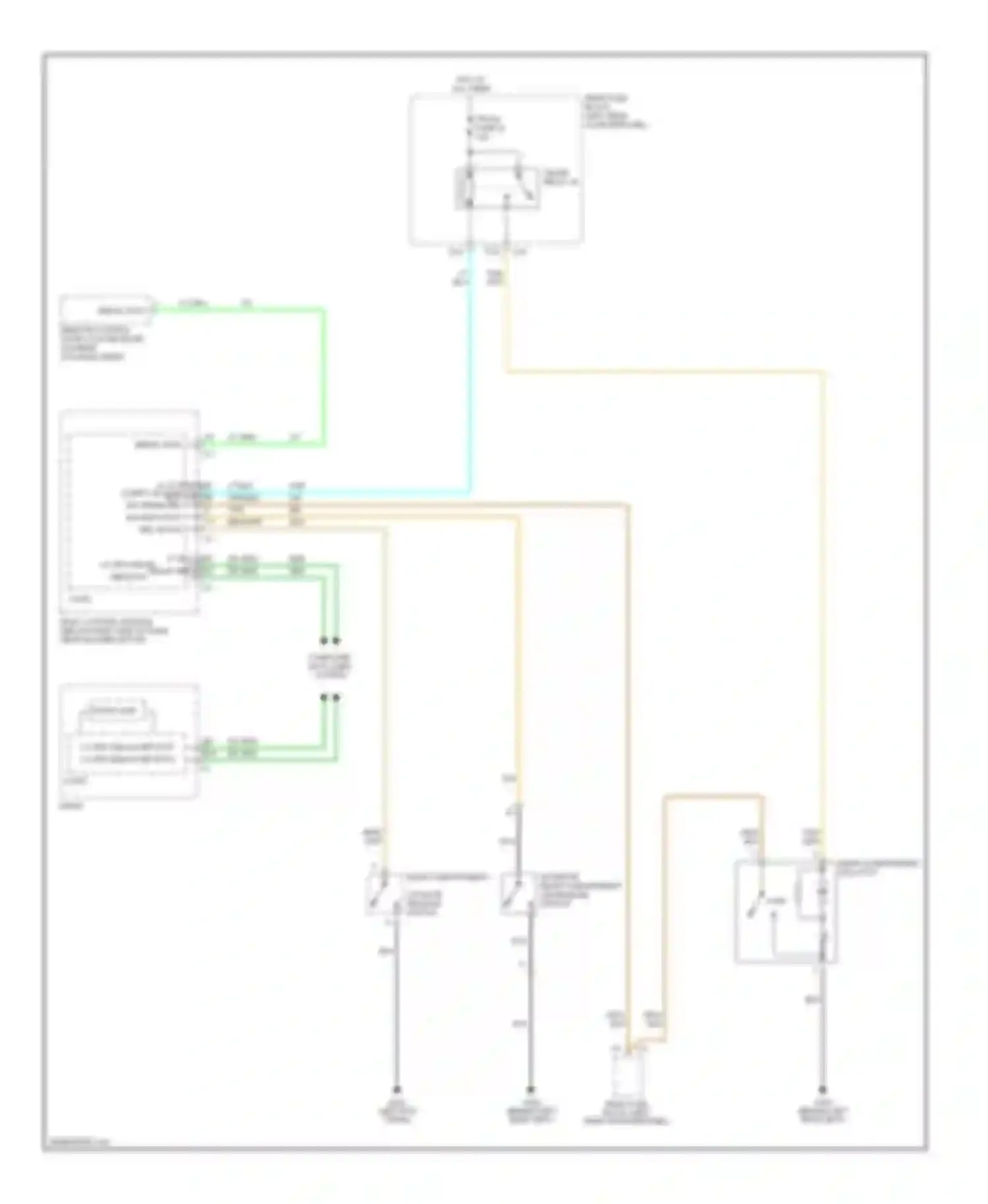 Wiring diagram computer data lines system for Chevrolet Malibu VI (2003-2006) (34 of 37)