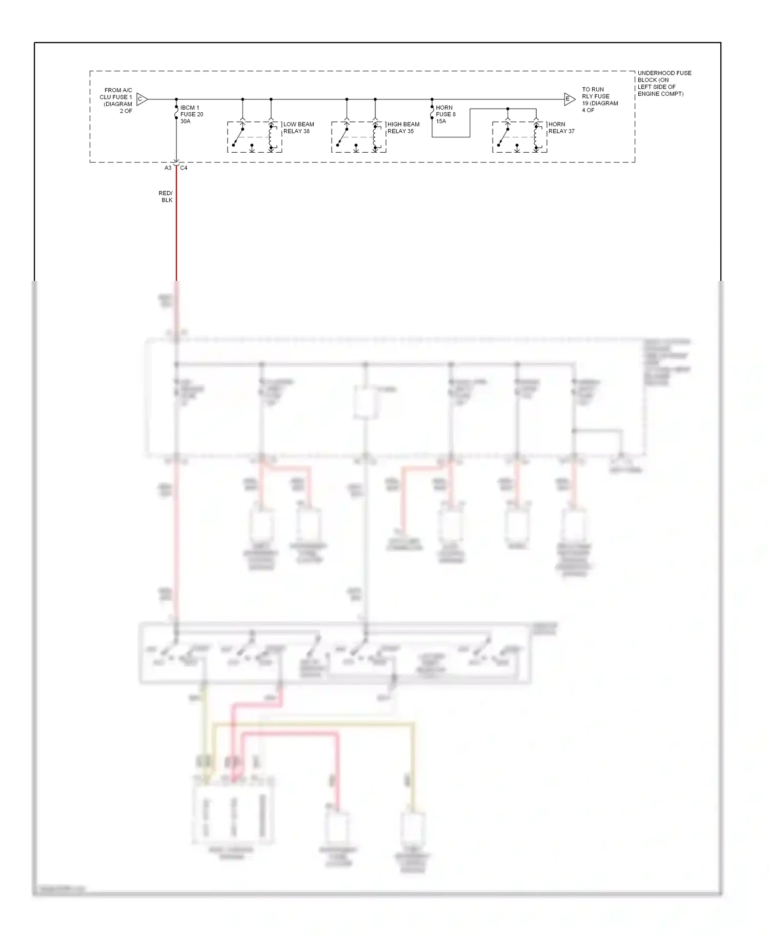Chevrolet Malibu VI (2003-2006) hvac control module wiring diagram  (4 of 4)