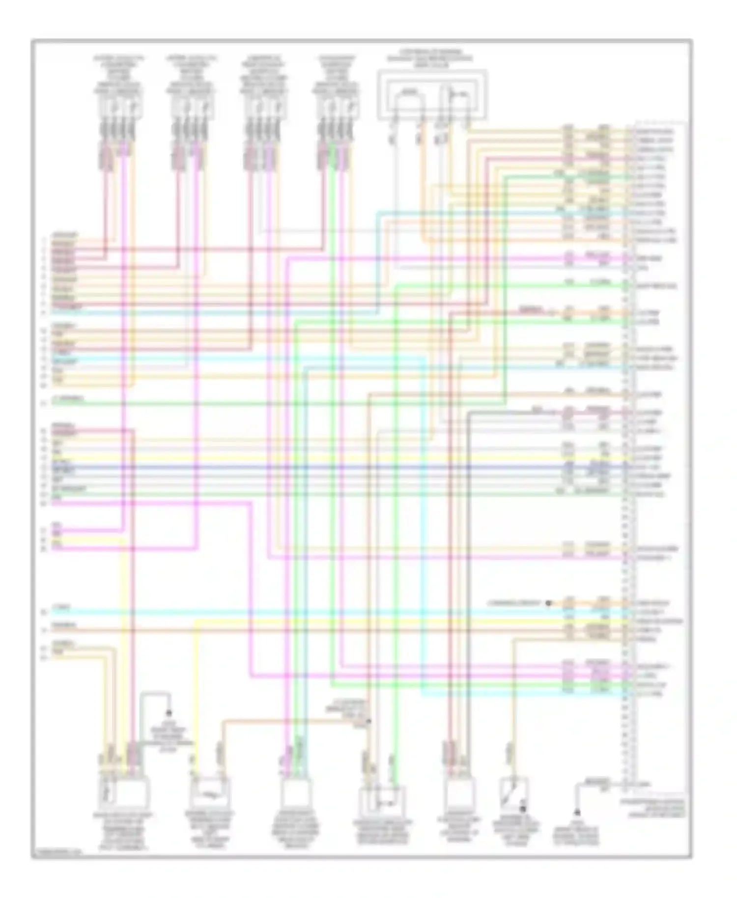Wiring diagram ic 3 ctrl for Chevrolet Malibu VI (2003-2006) (2 of 2)