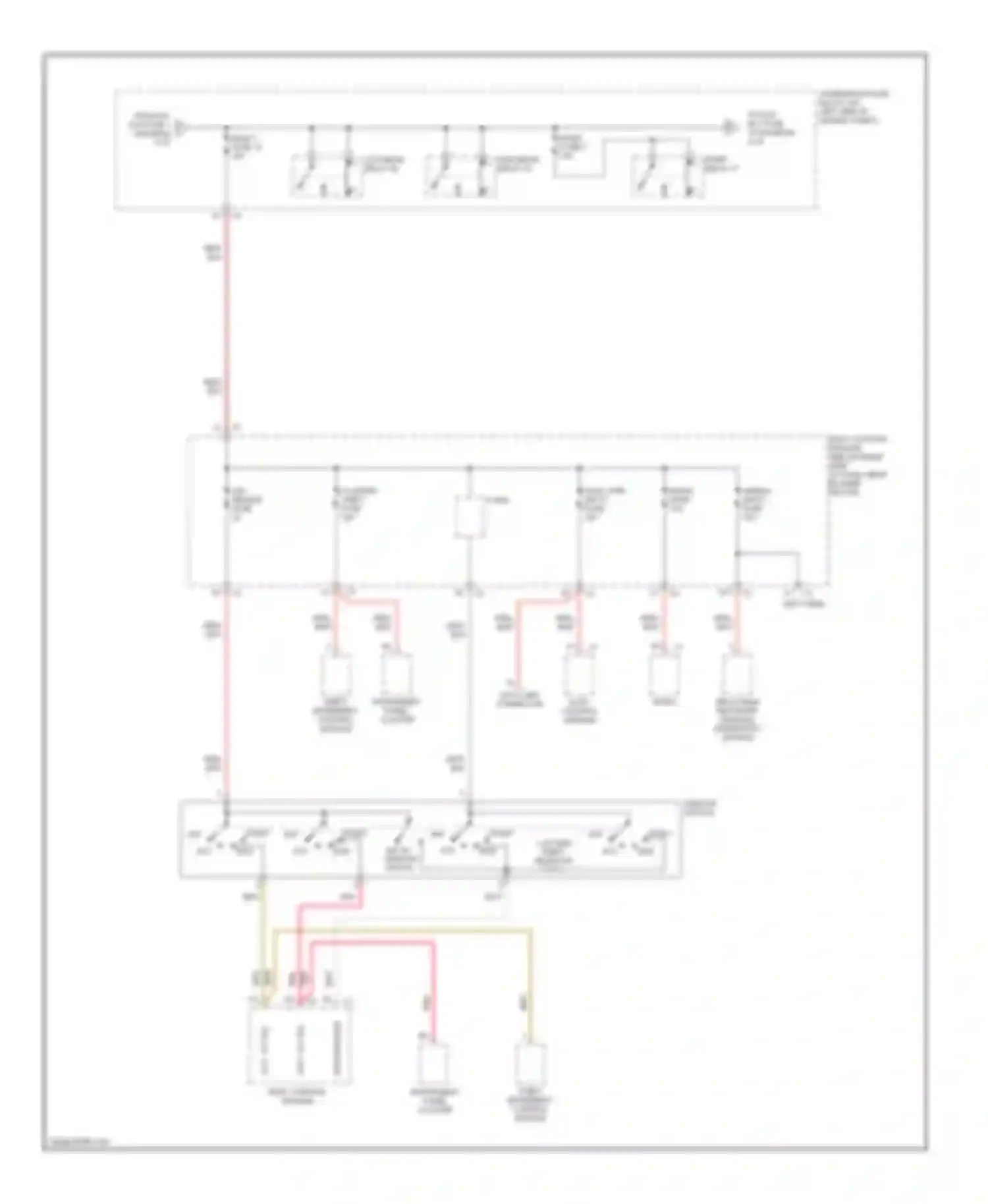 Wiring diagram key-in ignition switch for Chevrolet Malibu VI (2003-2006) (2 of 4)