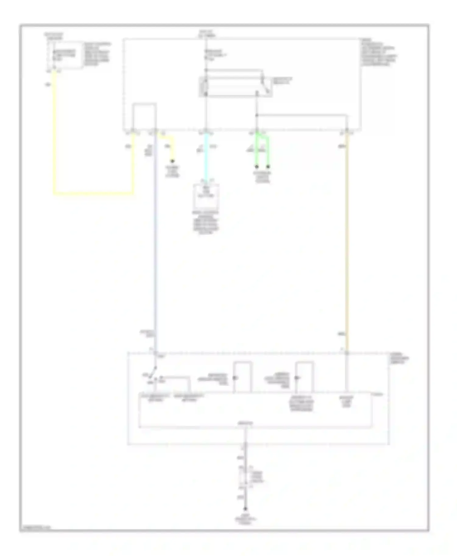 Wiring diagram logic backup lamp pwr for Chevrolet Malibu VI (2003-2006) (1 of 1)