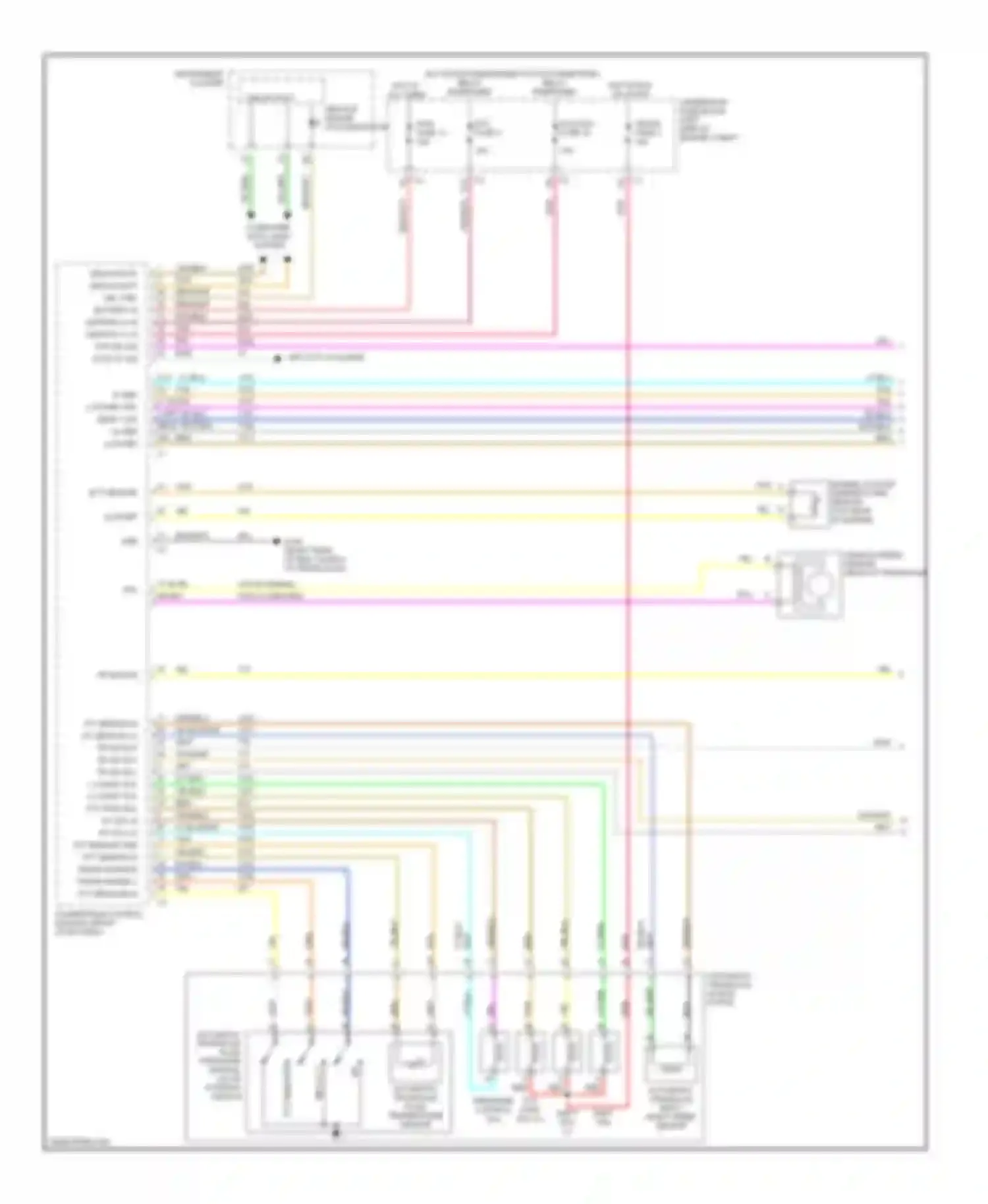 Wiring diagram low ref app sens 1 sig for Chevrolet Malibu VI (2003-2006) (1 of 1)