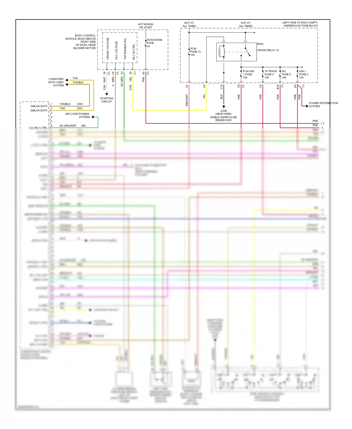 Wiring diagram low ref for Chevrolet Malibu VI (2003-2006) (4 of 12)