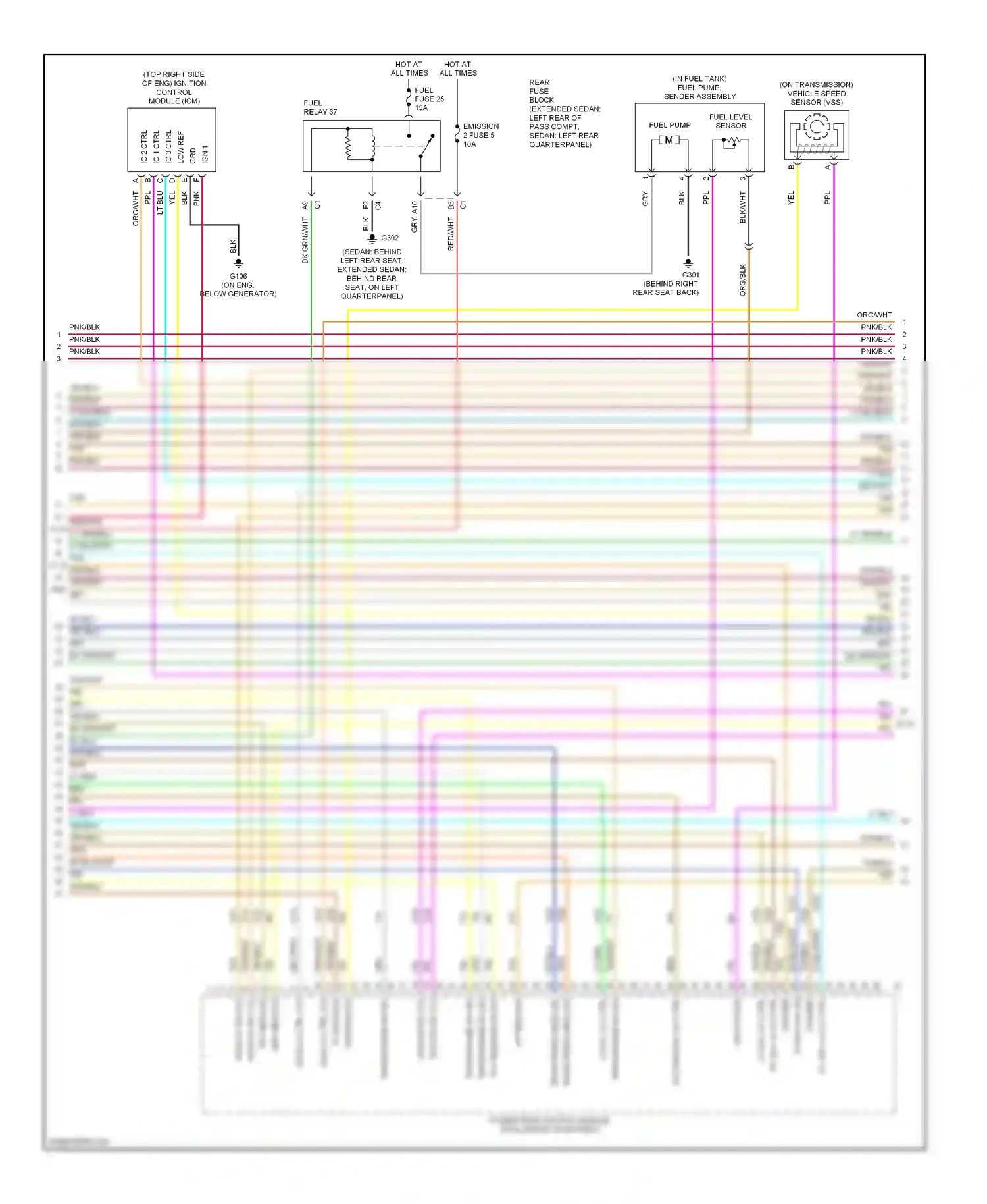 Wiring diagram low ref for Chevrolet Malibu VI (2003-2006) (9 of 12)