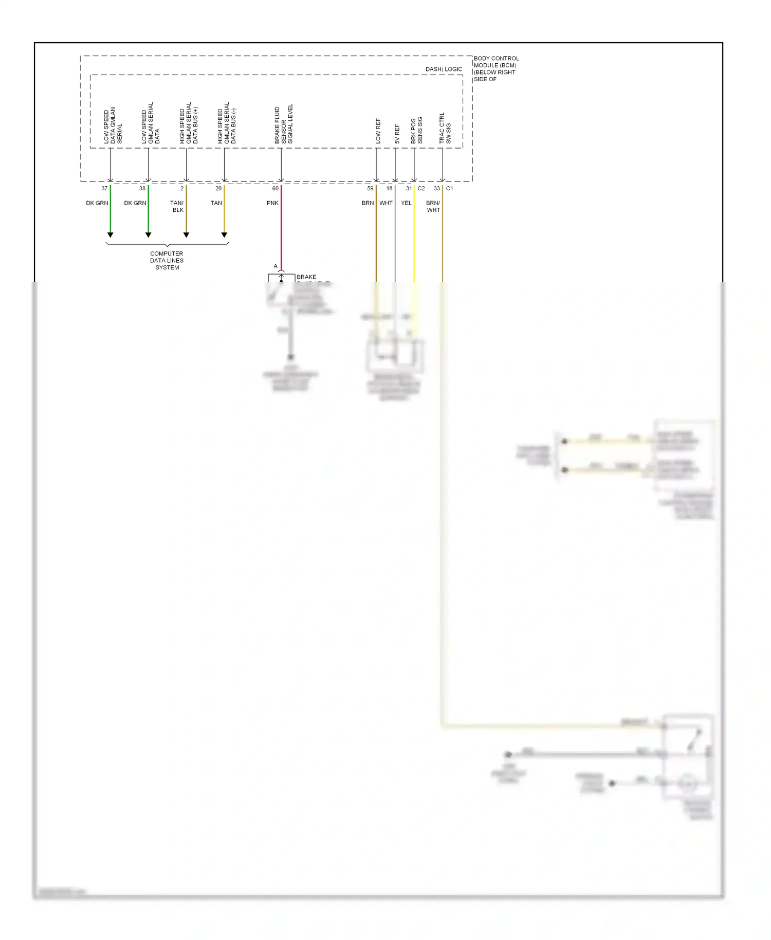 Wiring diagram low ref for Chevrolet Malibu VI (2003-2006) (3 of 12)
