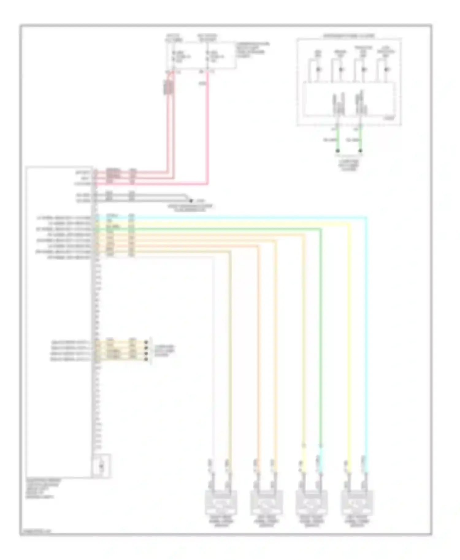 Wiring diagram low speed gmlan serial data for Chevrolet Malibu VI (2003-2006) (1 of 4)