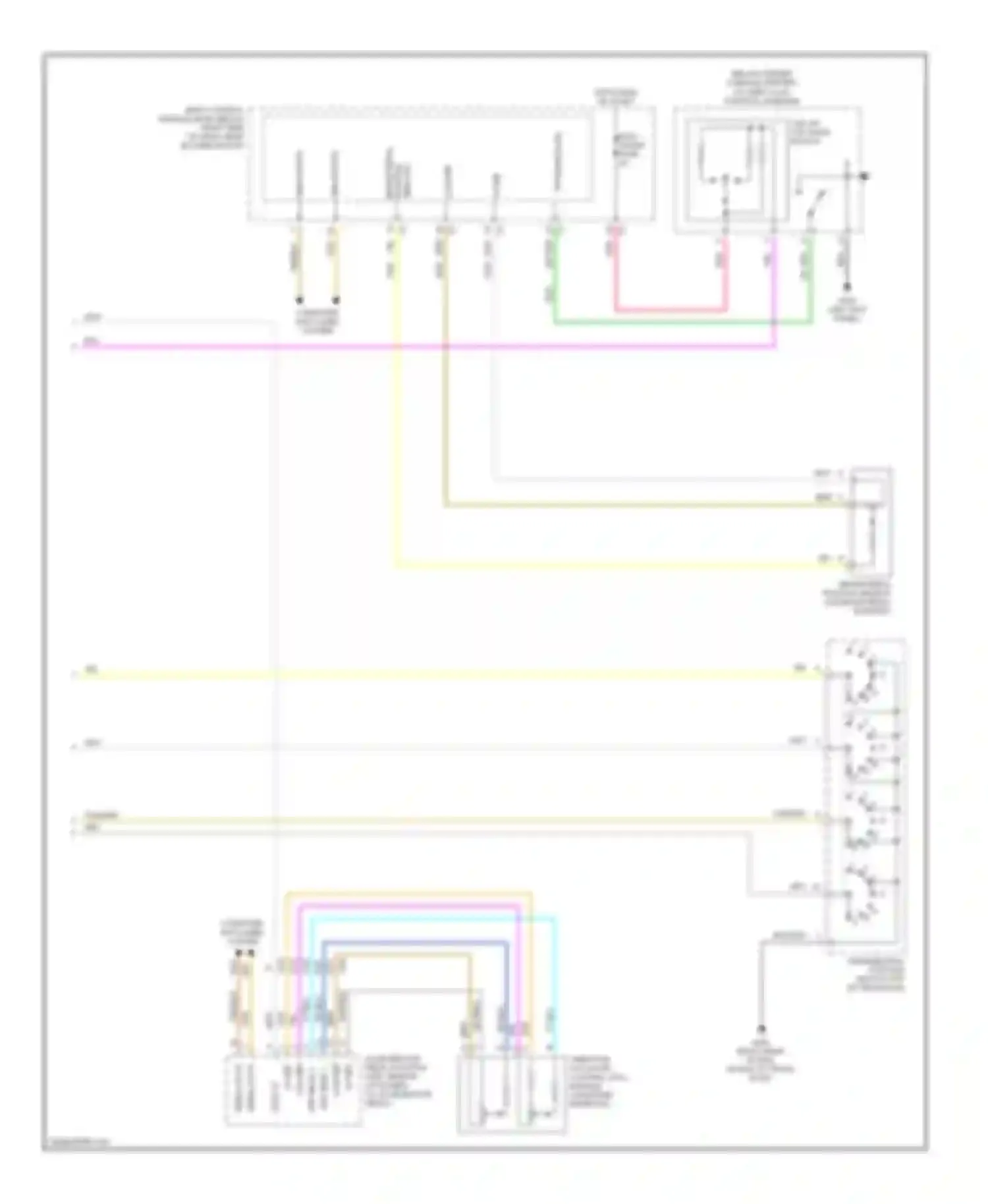 Wiring diagram serial data for Chevrolet Malibu VI (2003-2006) (1 of 9)