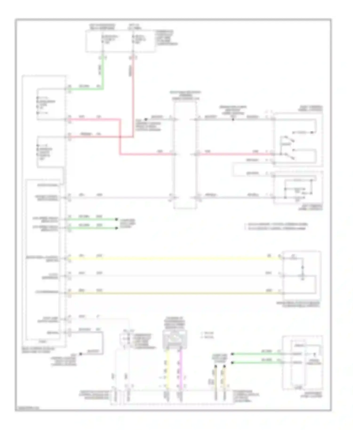 Wiring diagram switch signal for Chevrolet Malibu VI (2003-2006) (1 of 1)