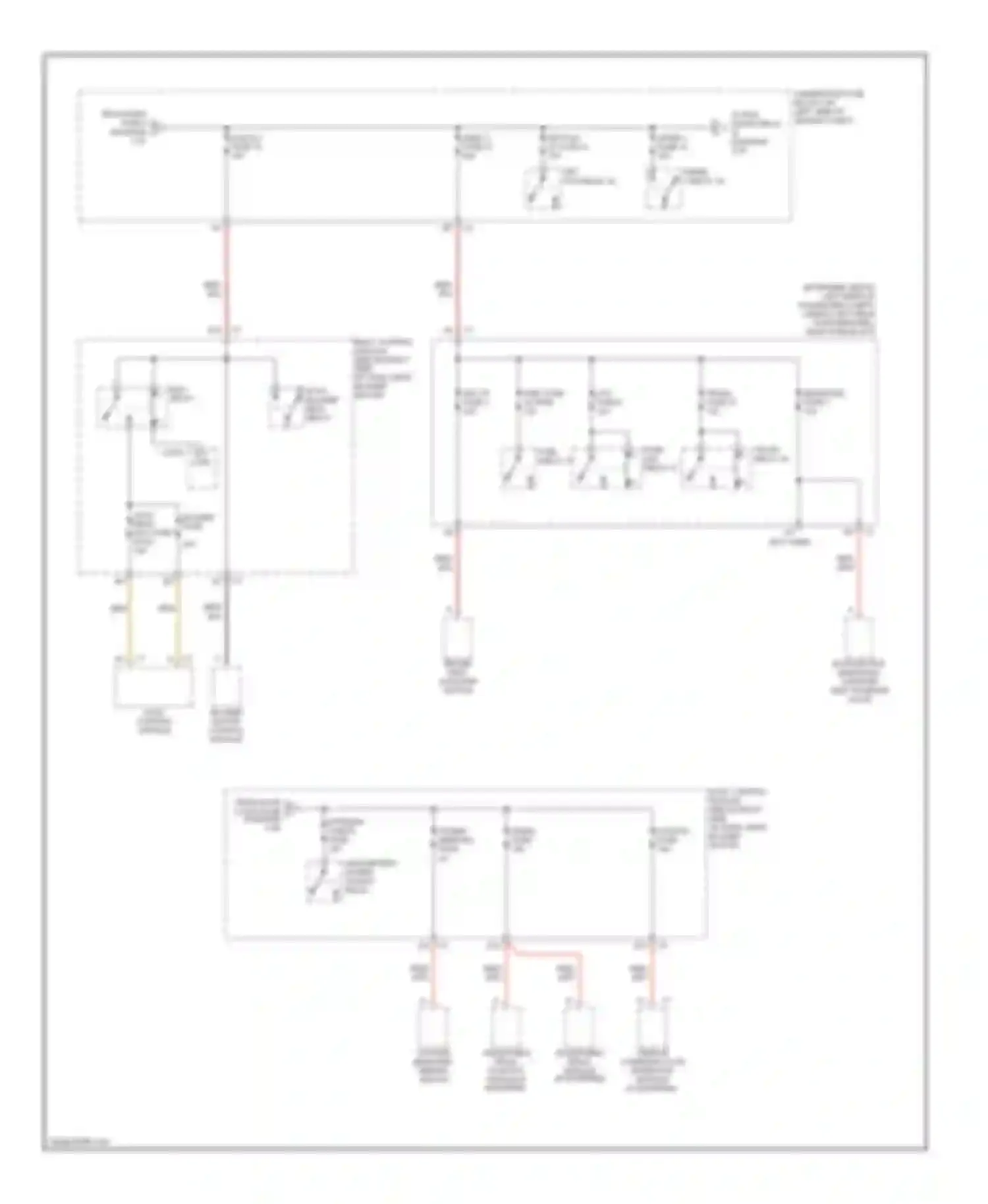 Wiring diagram trunk fuse 22 for Chevrolet Malibu VI (2003-2006) (1 of 3)
